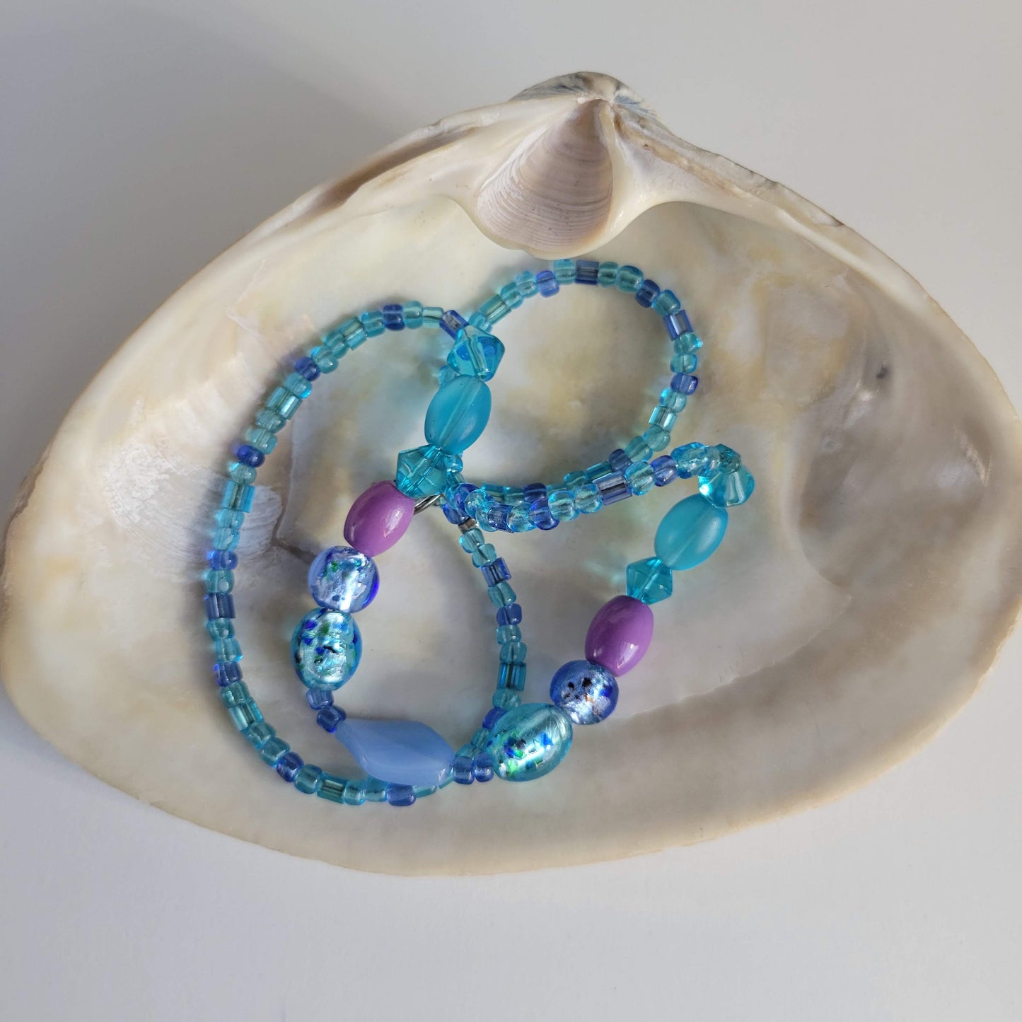 Blue Beaded Necklace