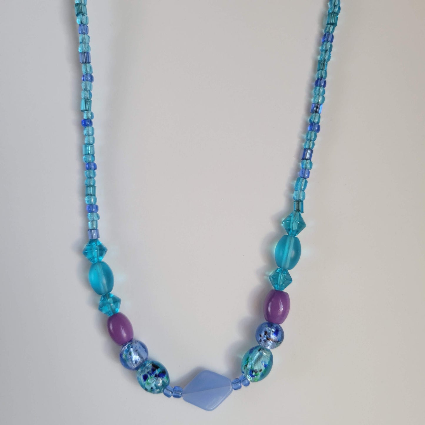 Blue Beaded Necklace