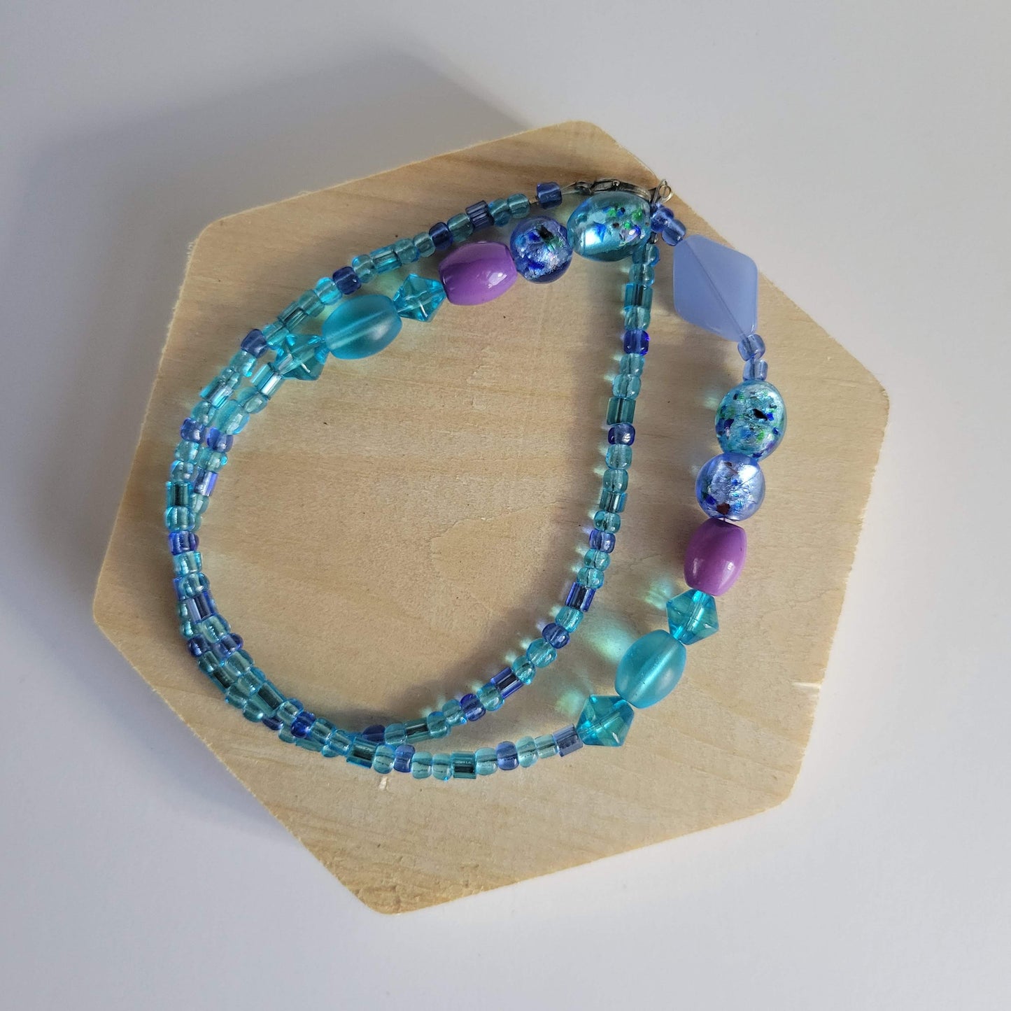 Blue Beaded Necklace