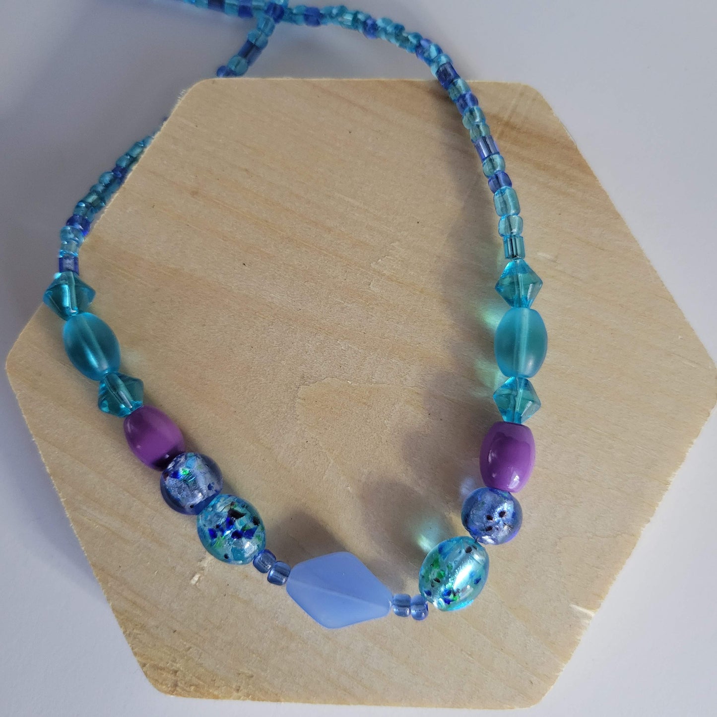 Blue Beaded Necklace