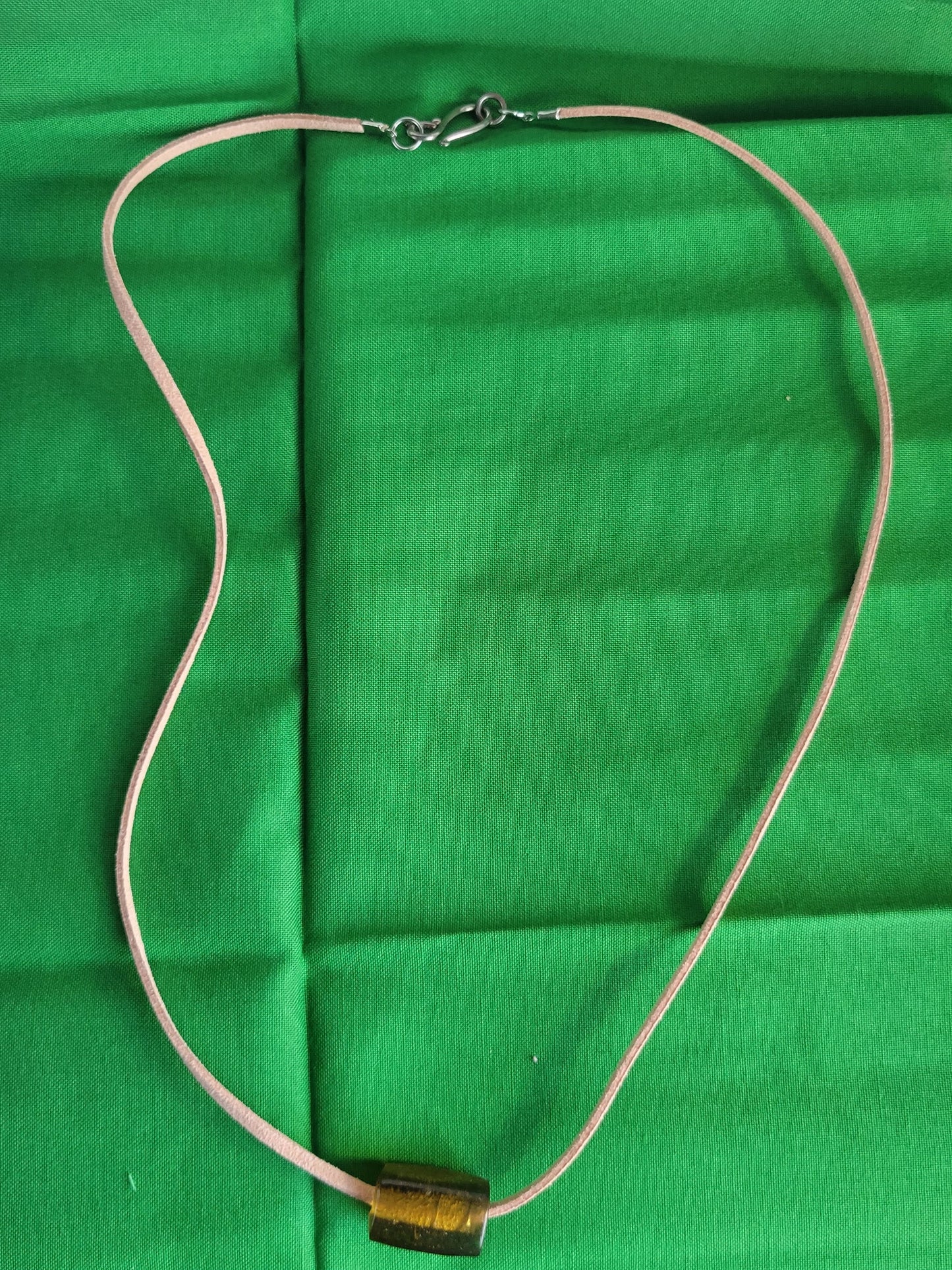 Bead and Leather Necklace