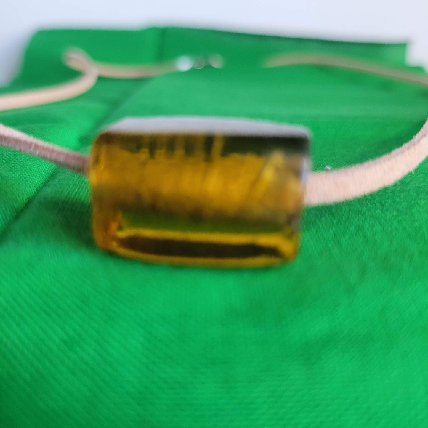 Bead and Leather Necklace