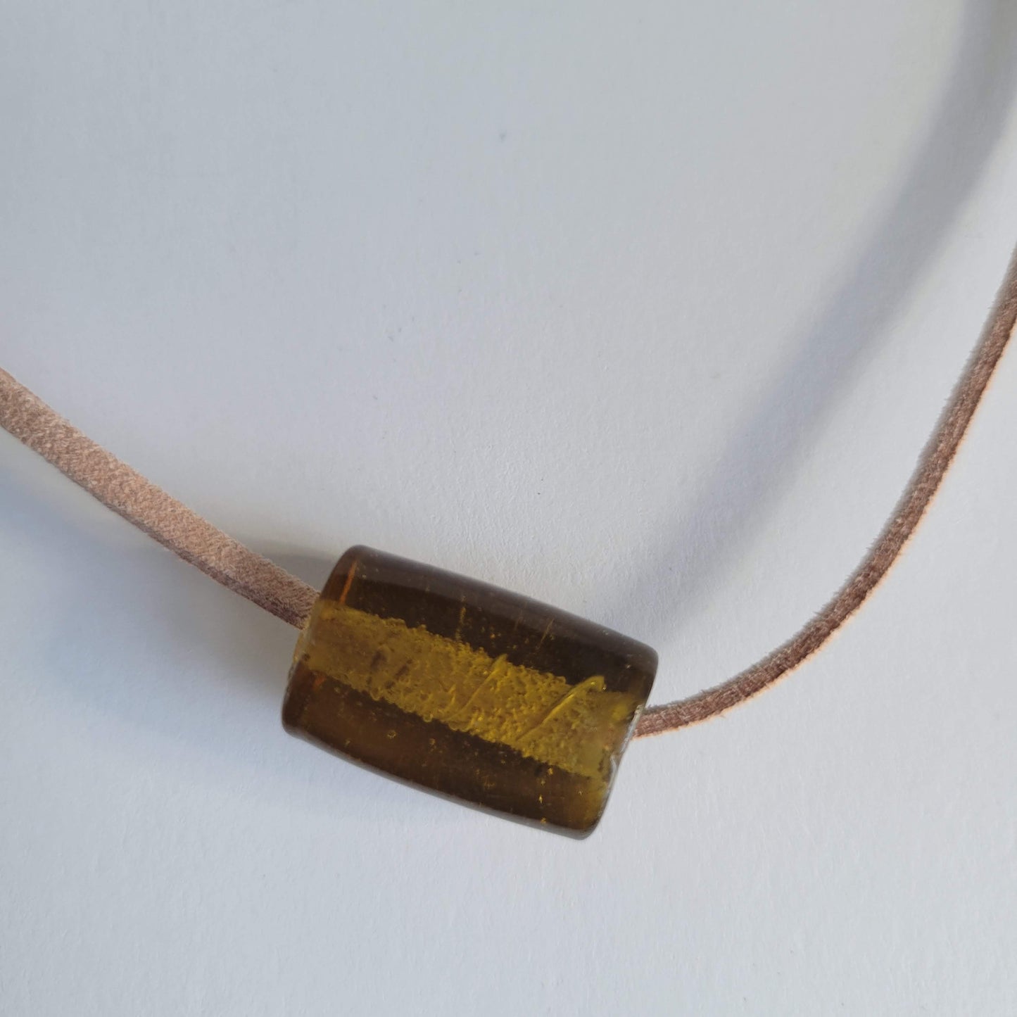 Bead and Leather Necklace