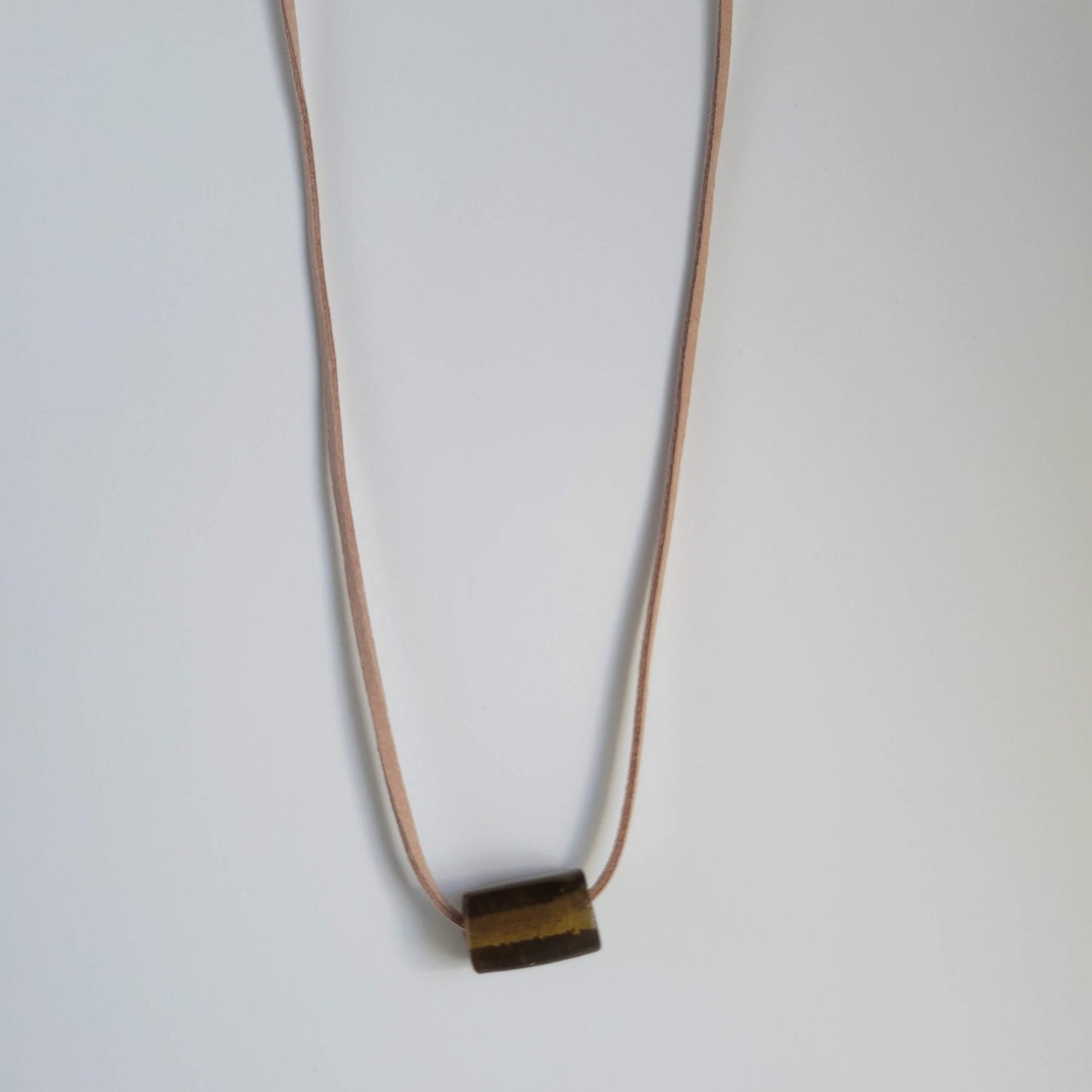 Bead and Leather Necklace