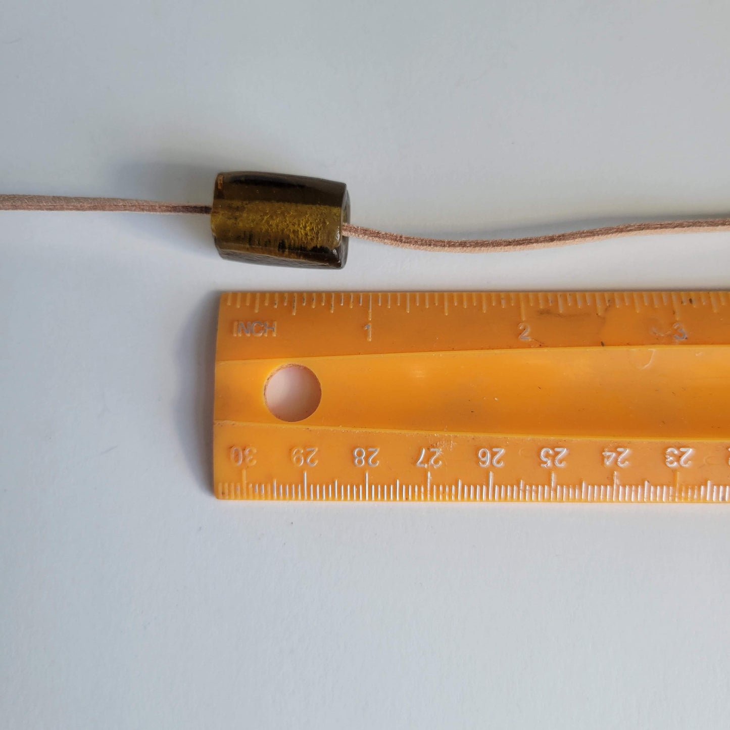 Bead and Leather Necklace