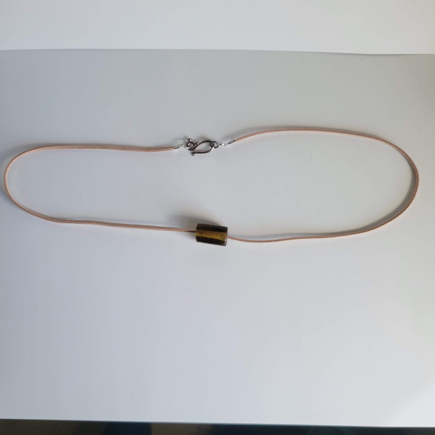 Bead and Leather Necklace