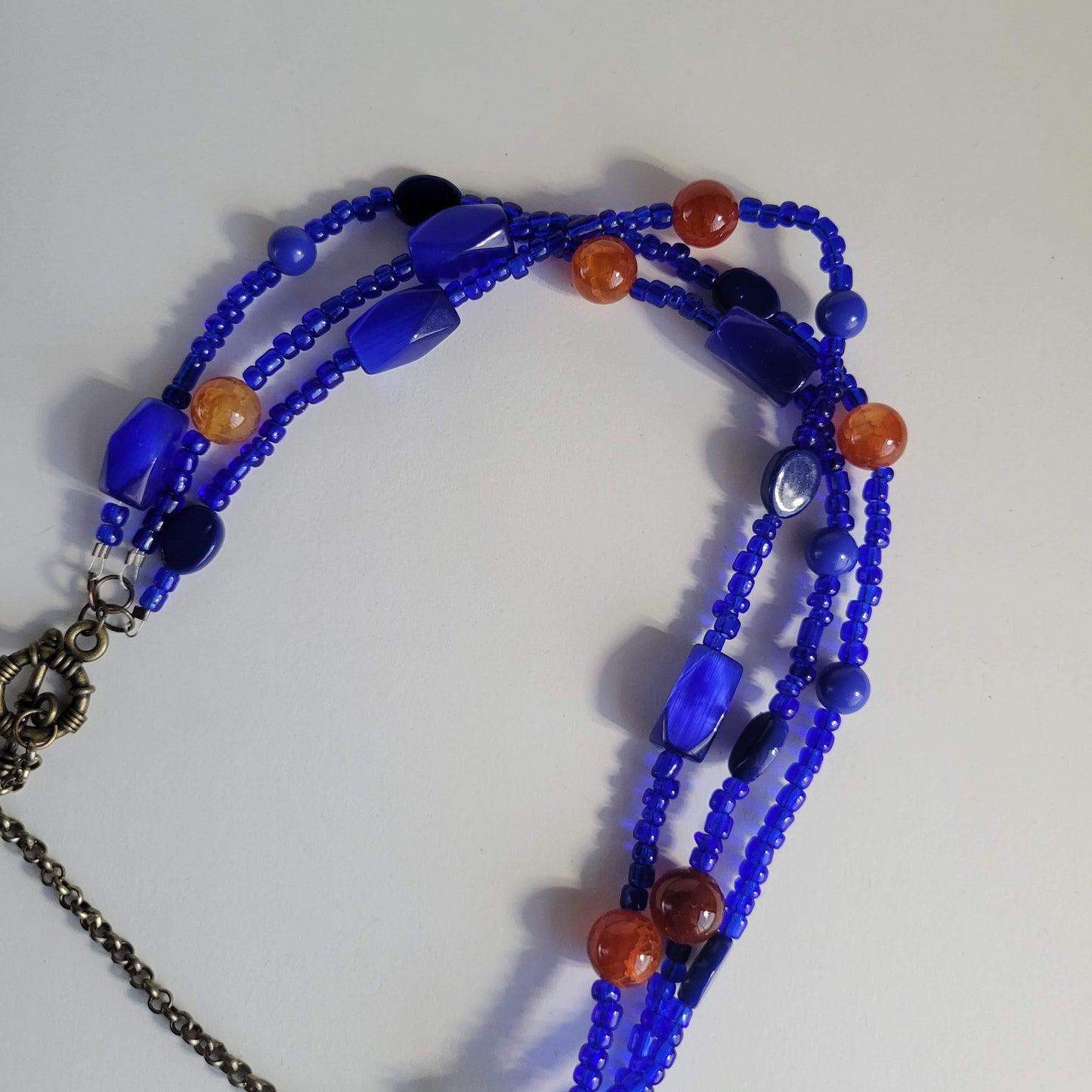 Starfish Beaded Chain Necklace