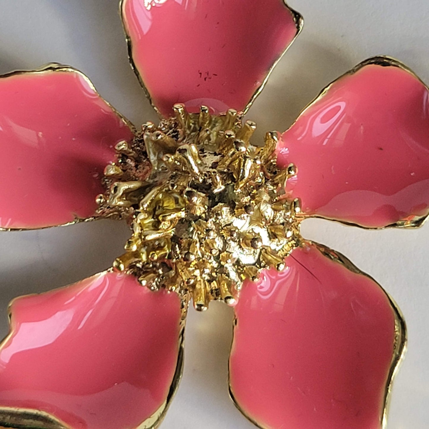 Hot Pink Flower Necklace