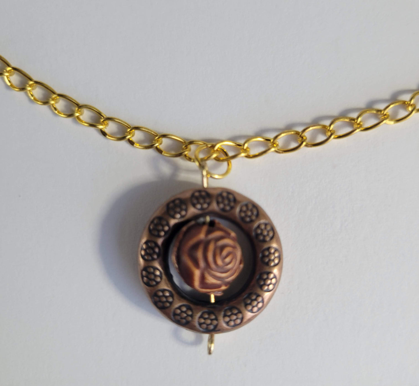 Brown and Copper Jewelry Set