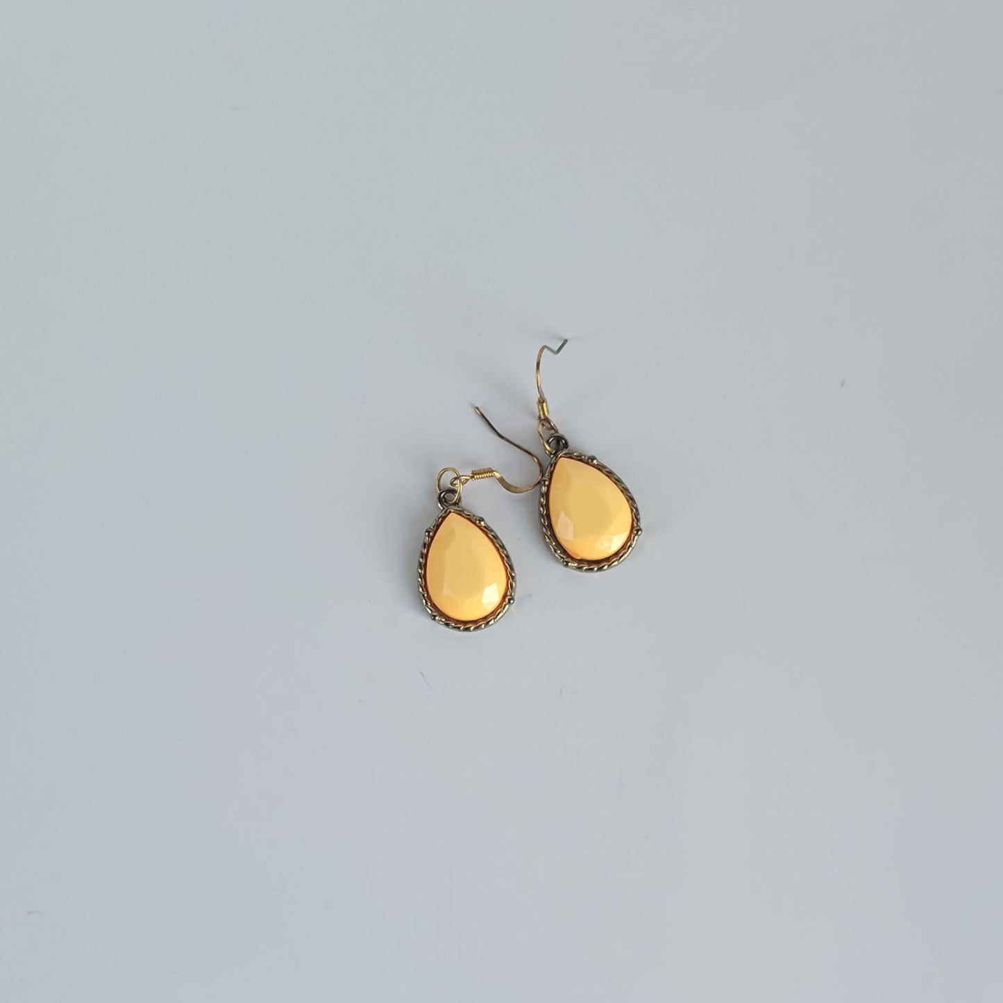 Tangerine Teardrop Earrings
