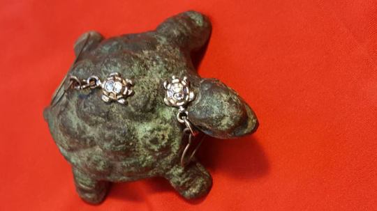 Tiny Turtle Earrings