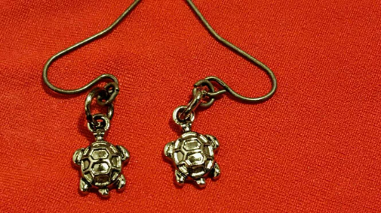 Tiny Turtle Earrings