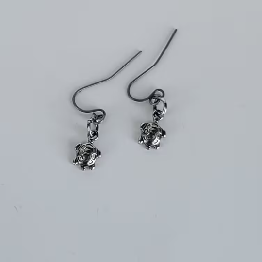 Tiny Turtle Earrings