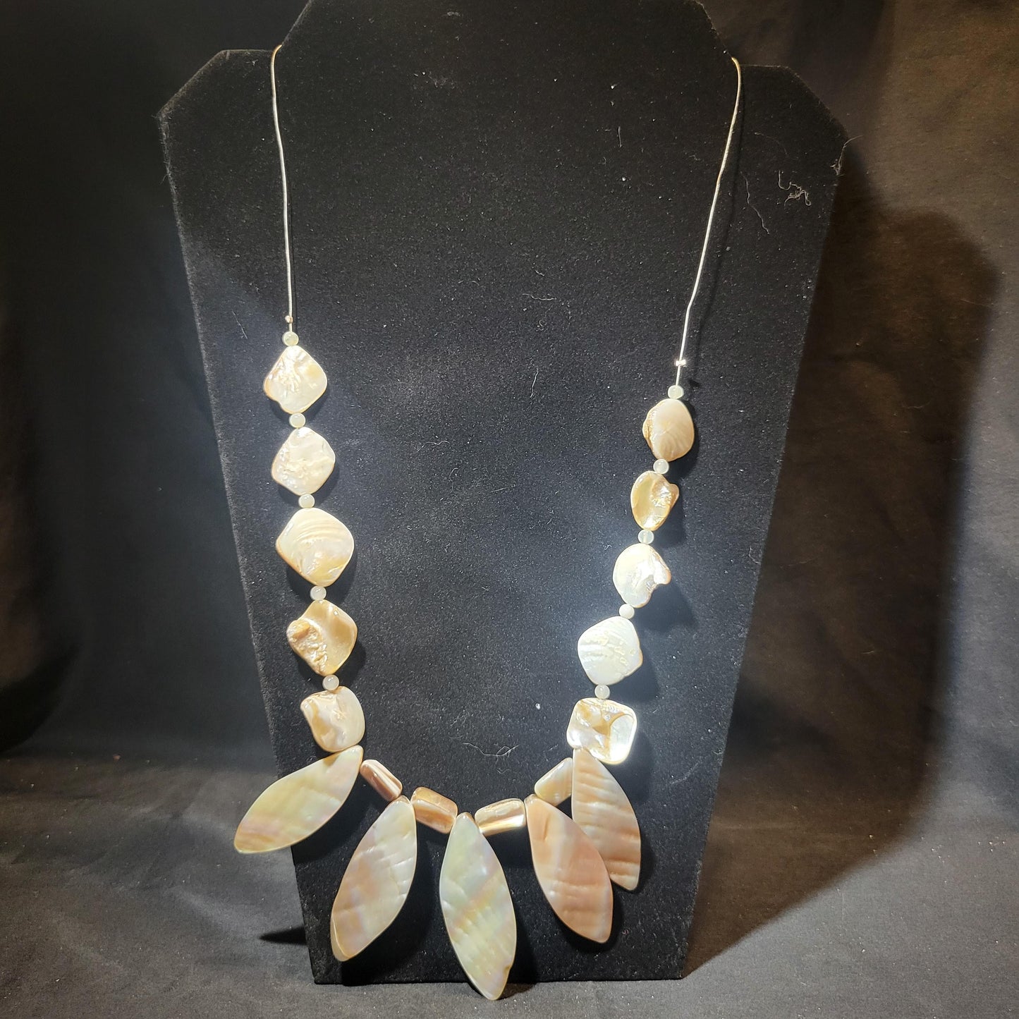 Tan shell necklace