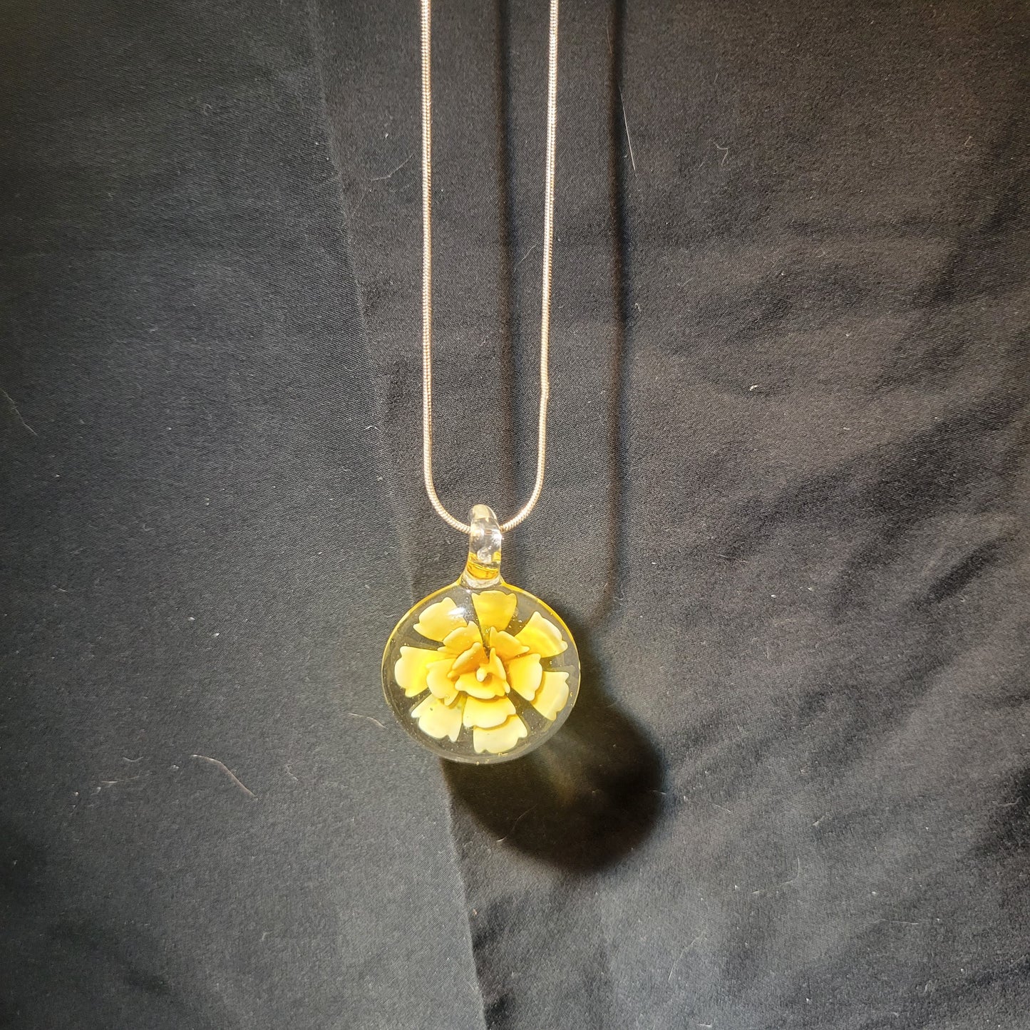 Yellow Flower Necklace