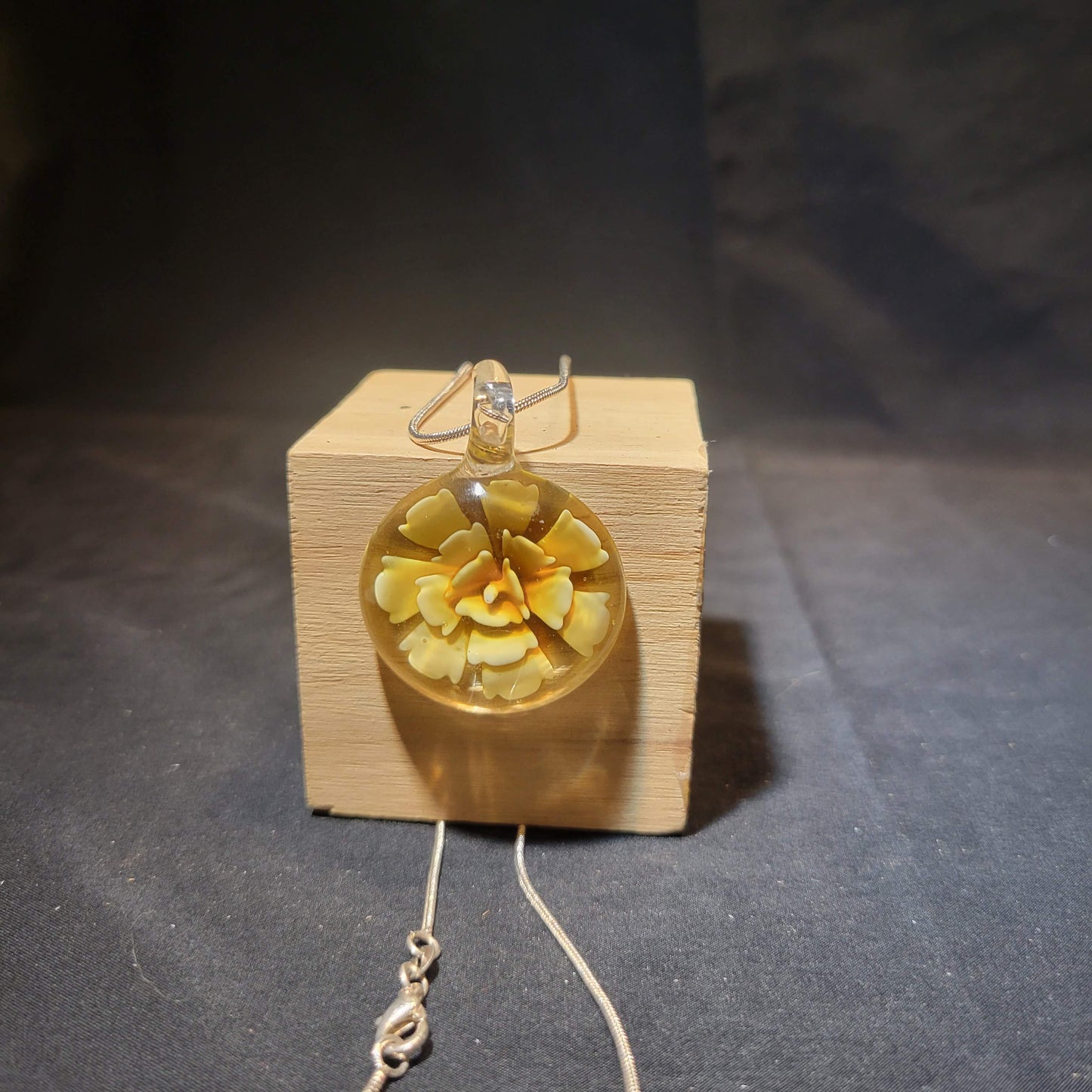 Yellow Flower Necklace