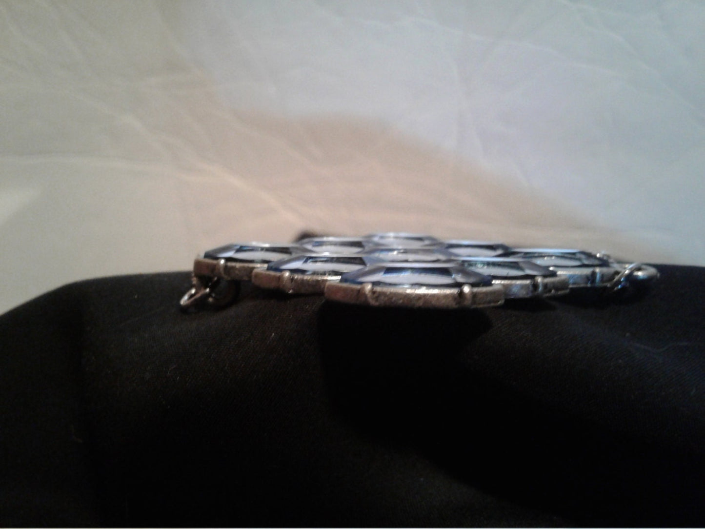 Blue Diamond Pendant Necklace