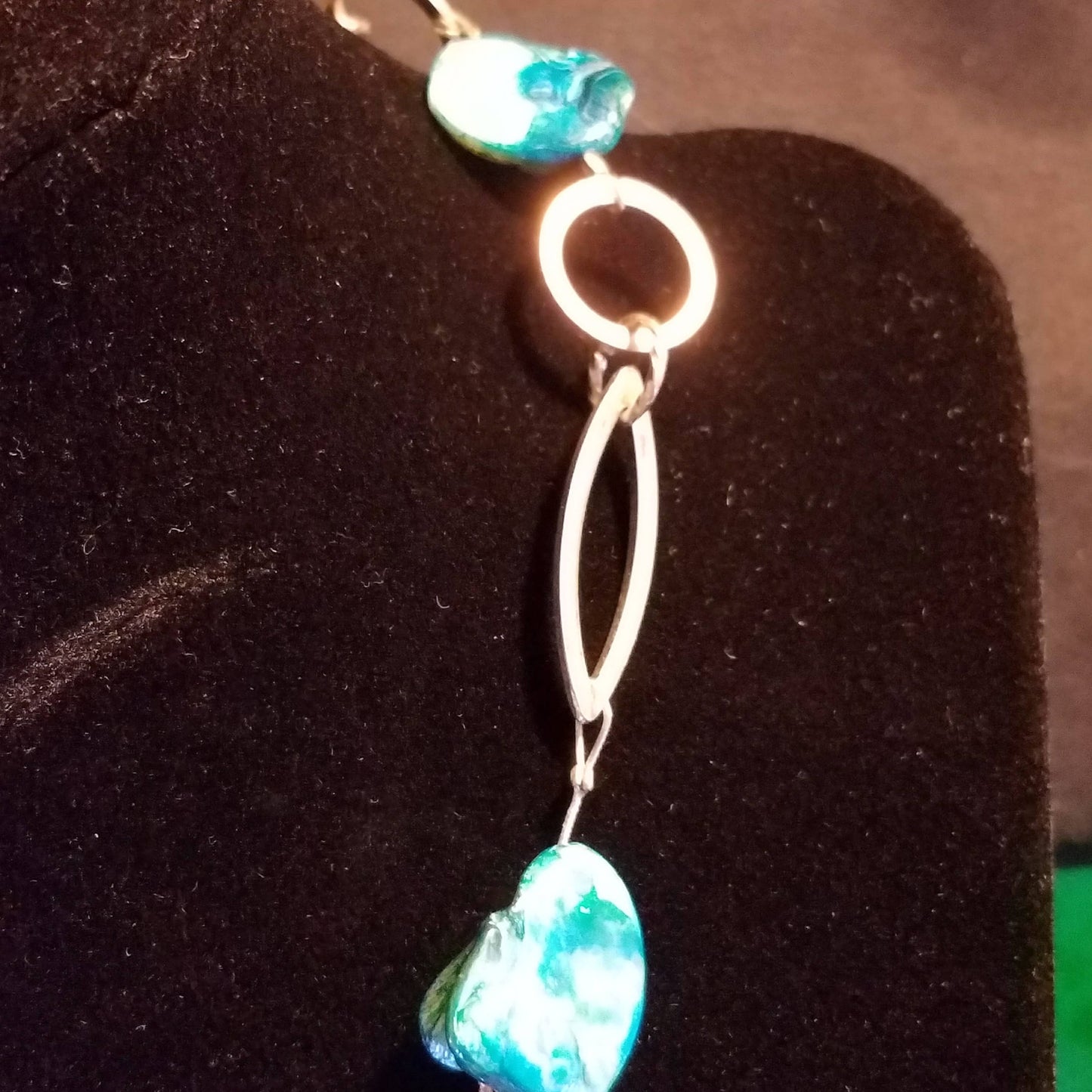 Aqua Chain Necklace
