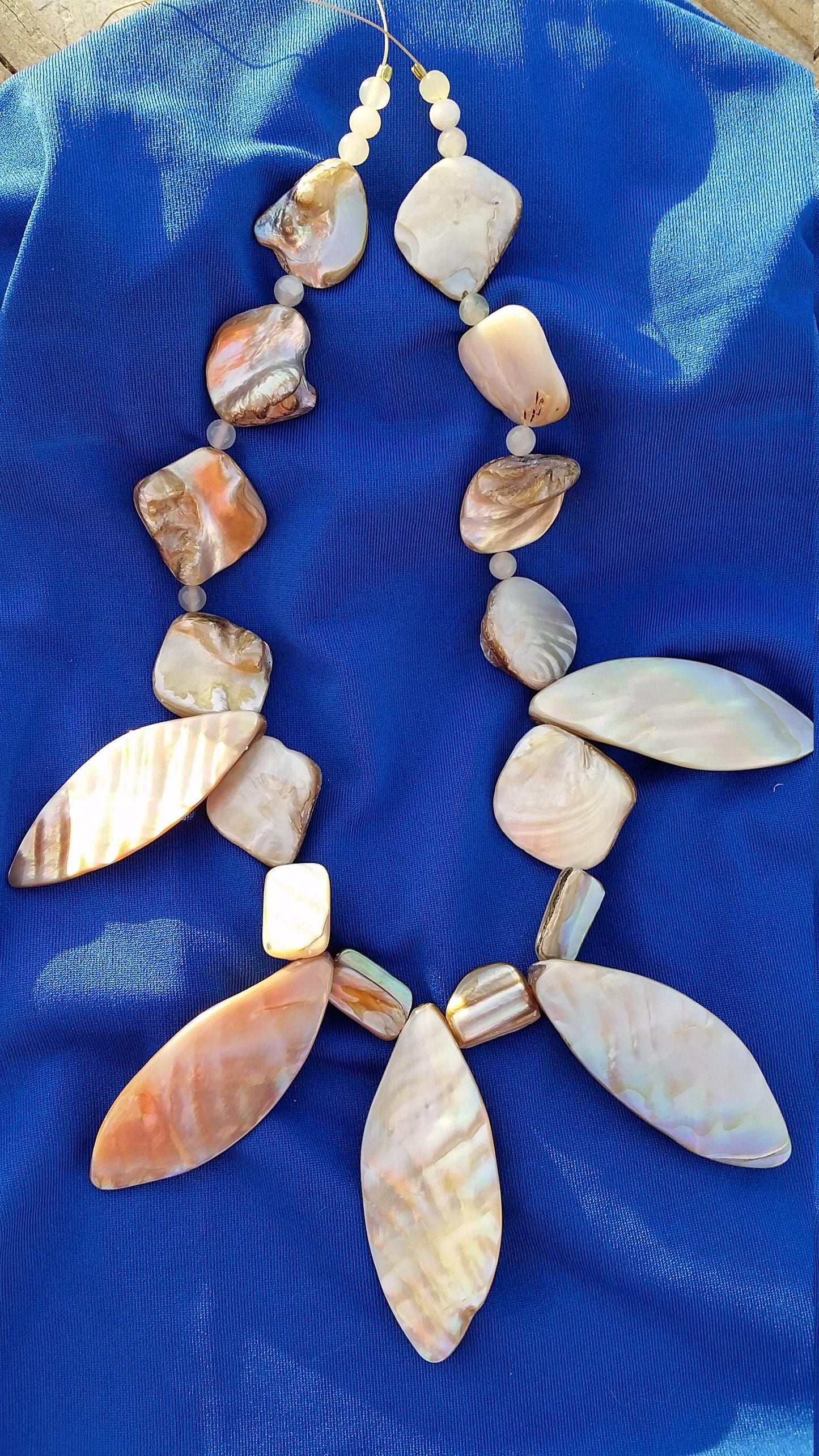 Tan shell necklace