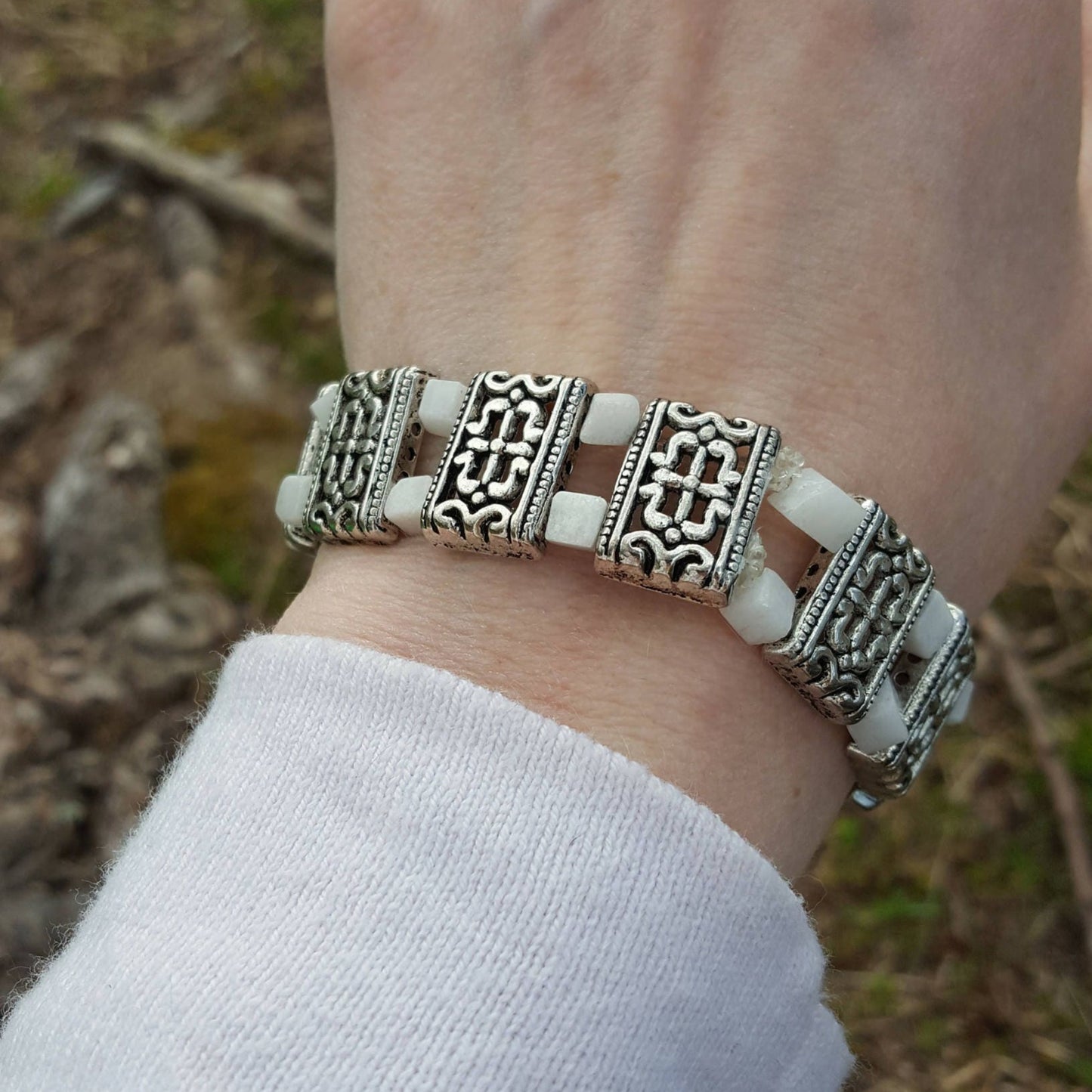 Art Deco Shell Bracelet