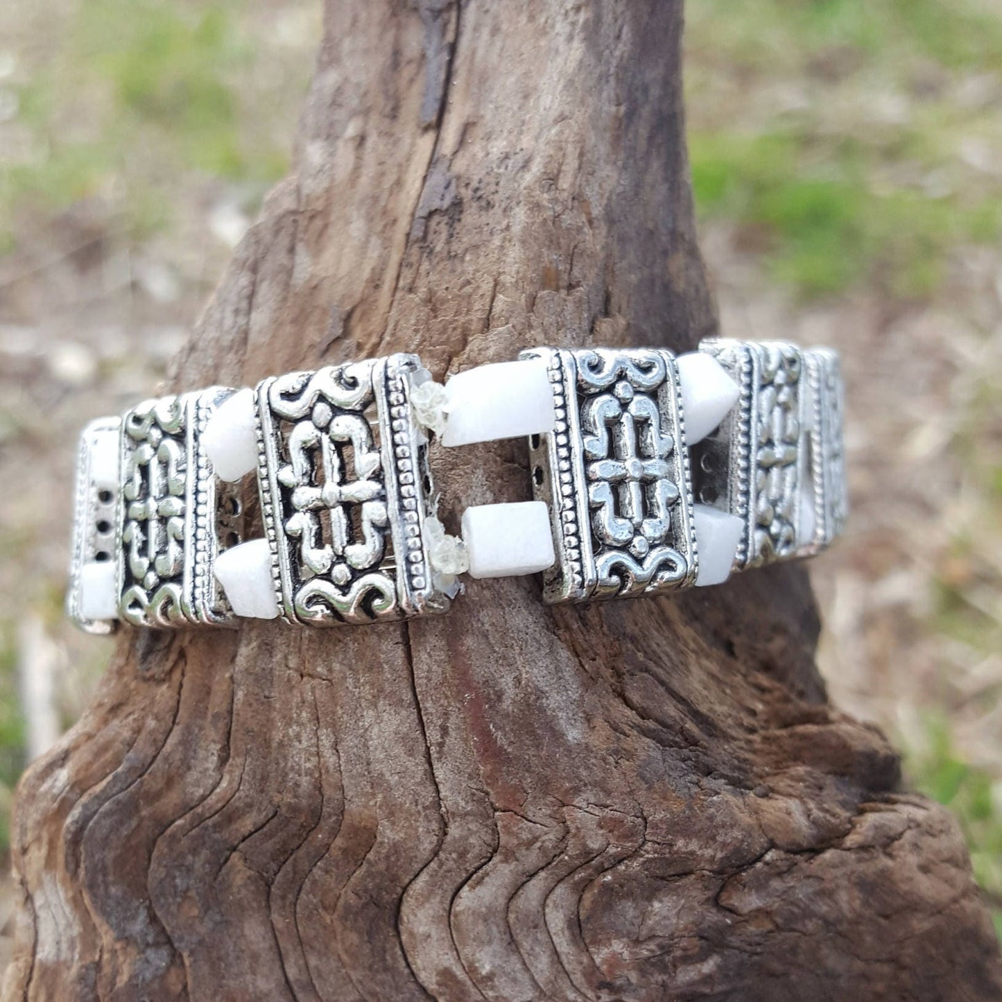 Art Deco Shell Bracelet