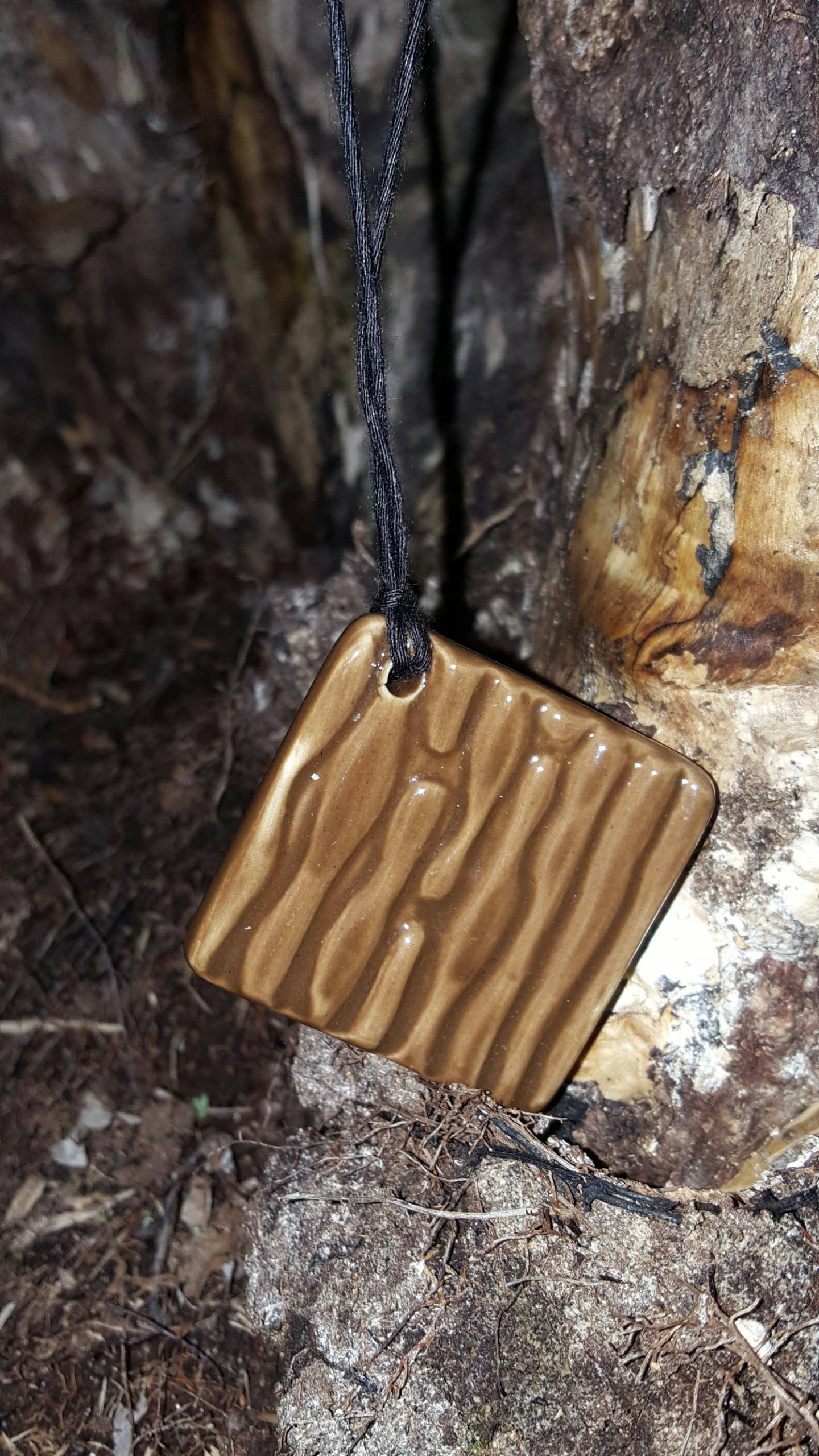 Tree Bark Necklace