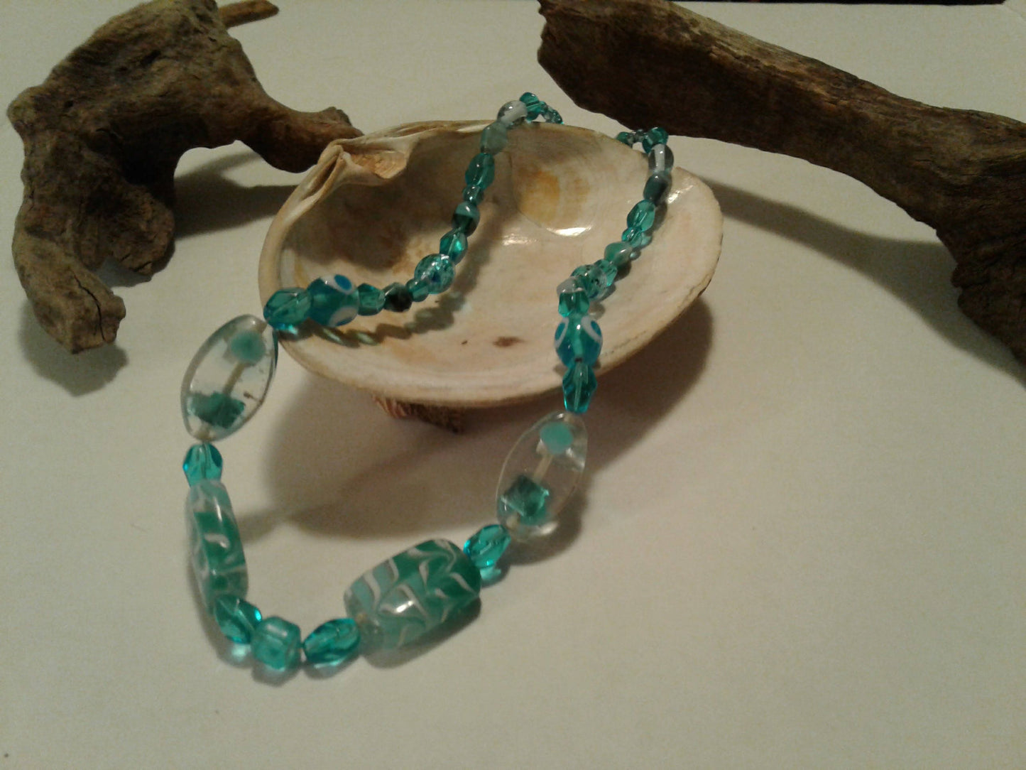 Blue Beaded Necklace
