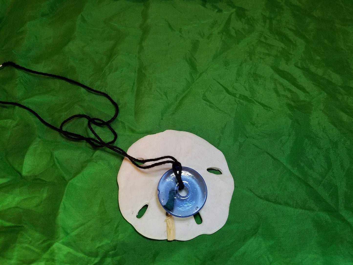 Blue Doughnut Necklaces