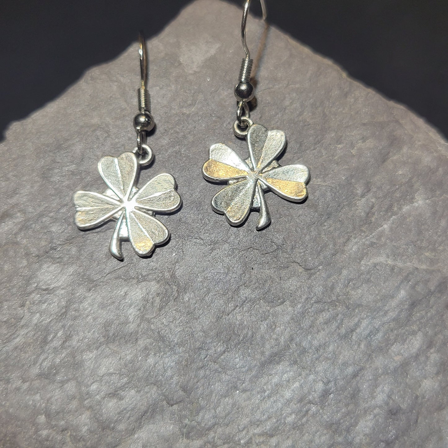 Silver Clover Earrings