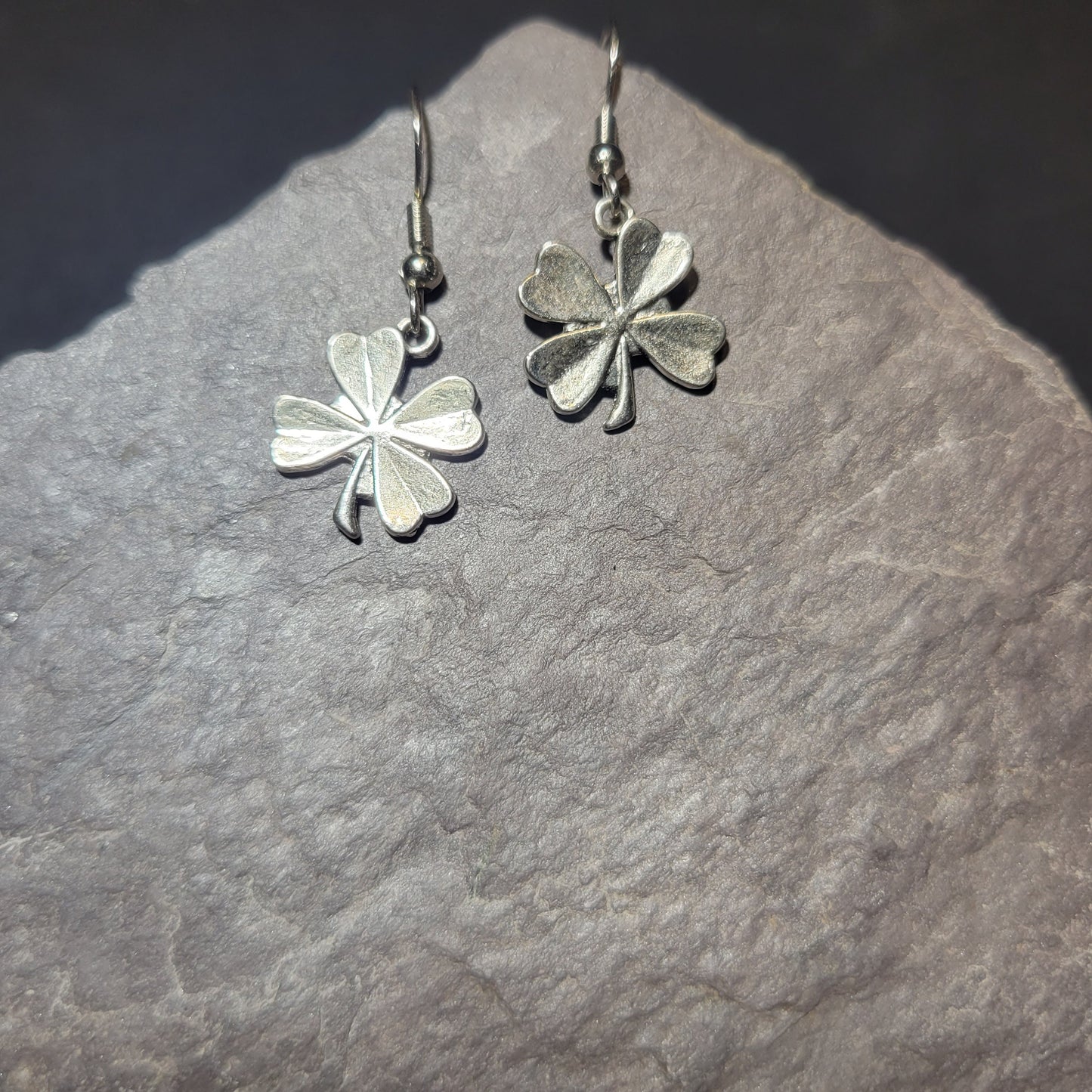 Silver Clover Earrings