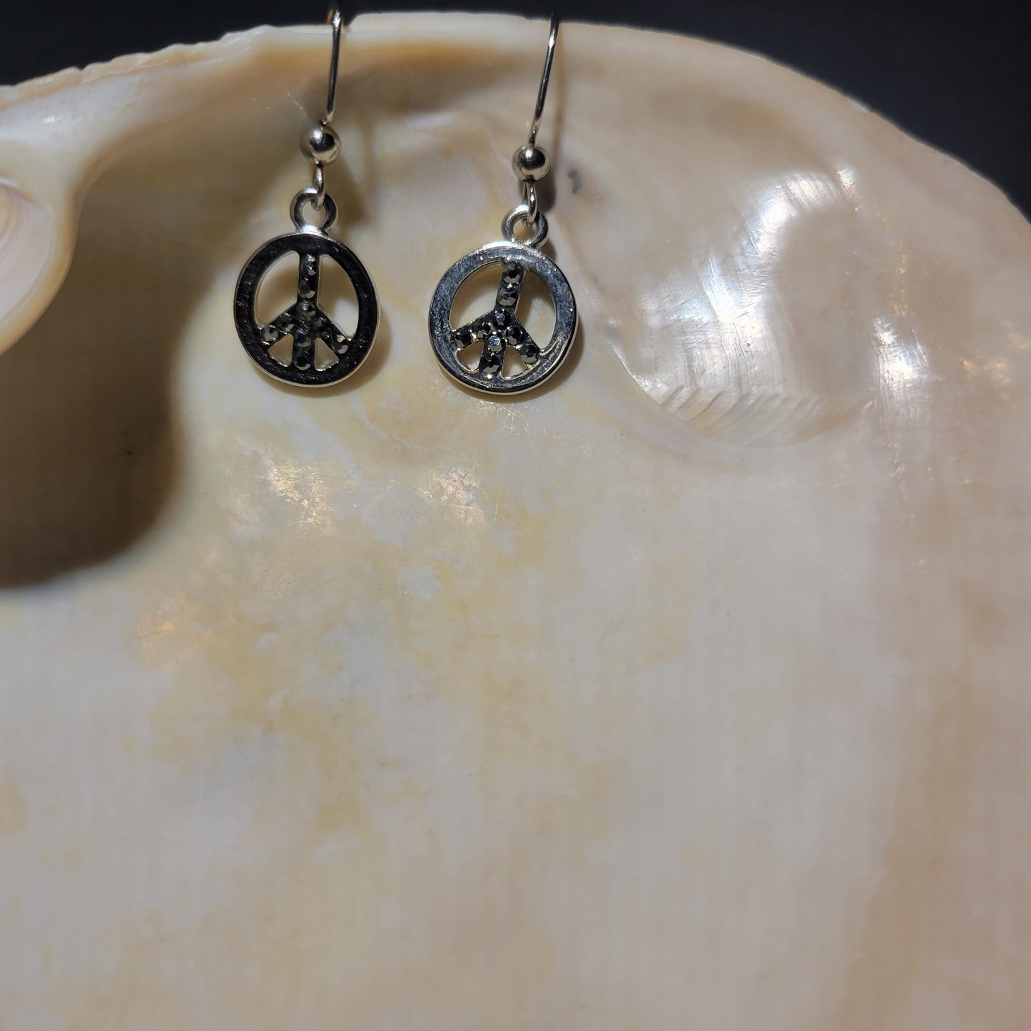 Sparkle Peace Earrings