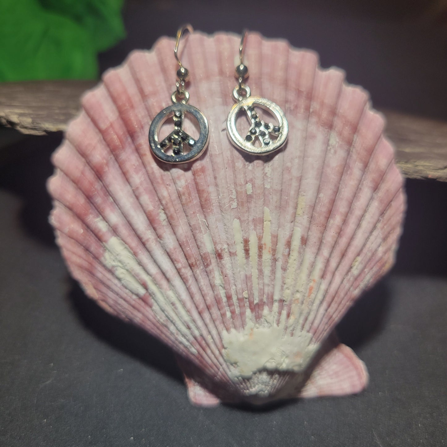 Sparkle Peace Earrings