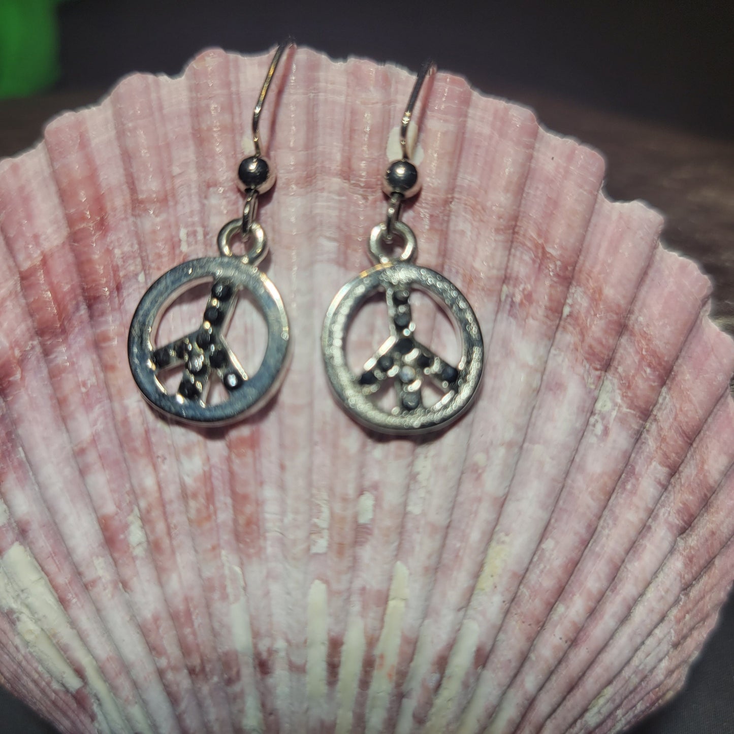 Sparkle Peace Earrings