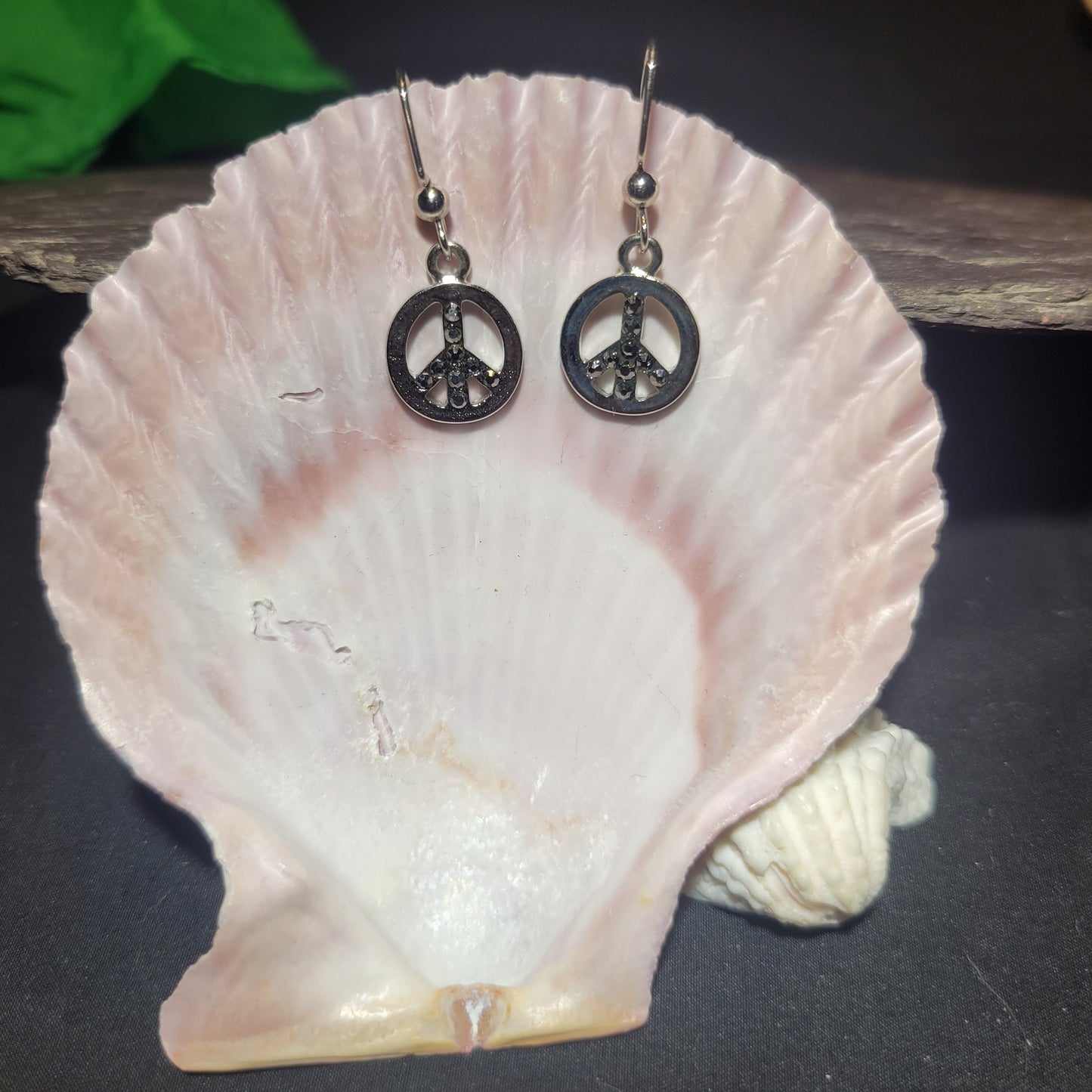Sparkle Peace Earrings