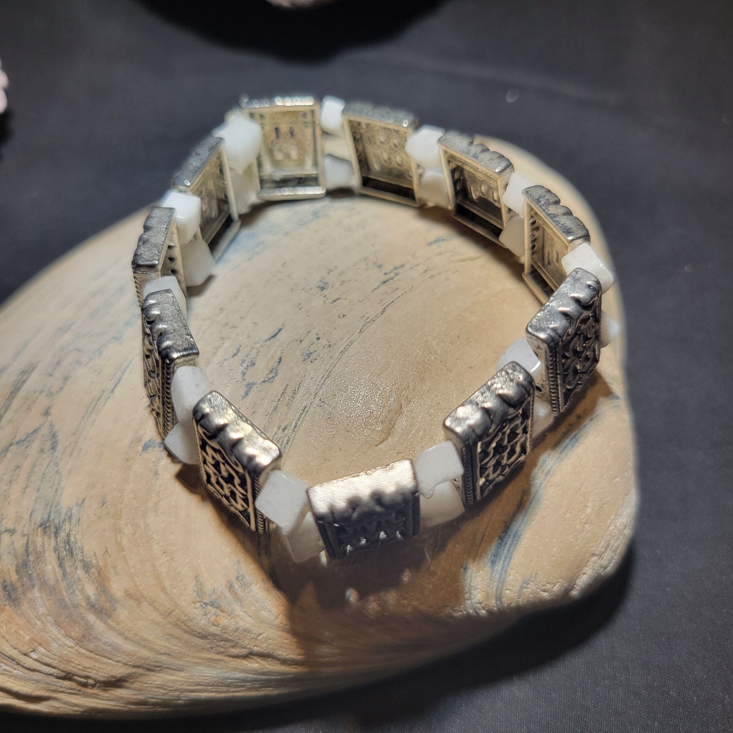 Art Deco Shell Bracelet