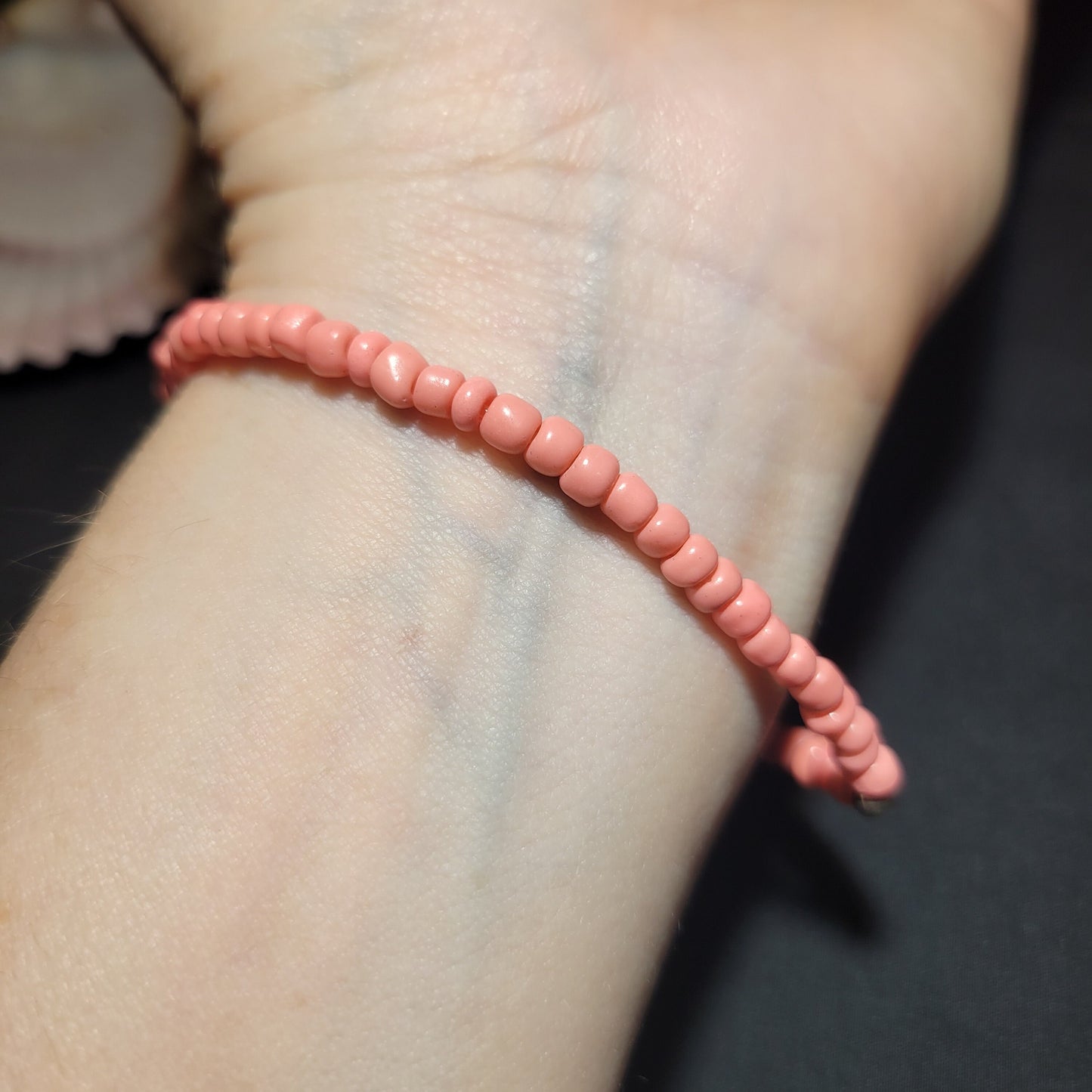 Pink Beaded Bracelet
