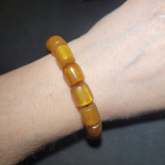 Yellow Beaded Bracelet