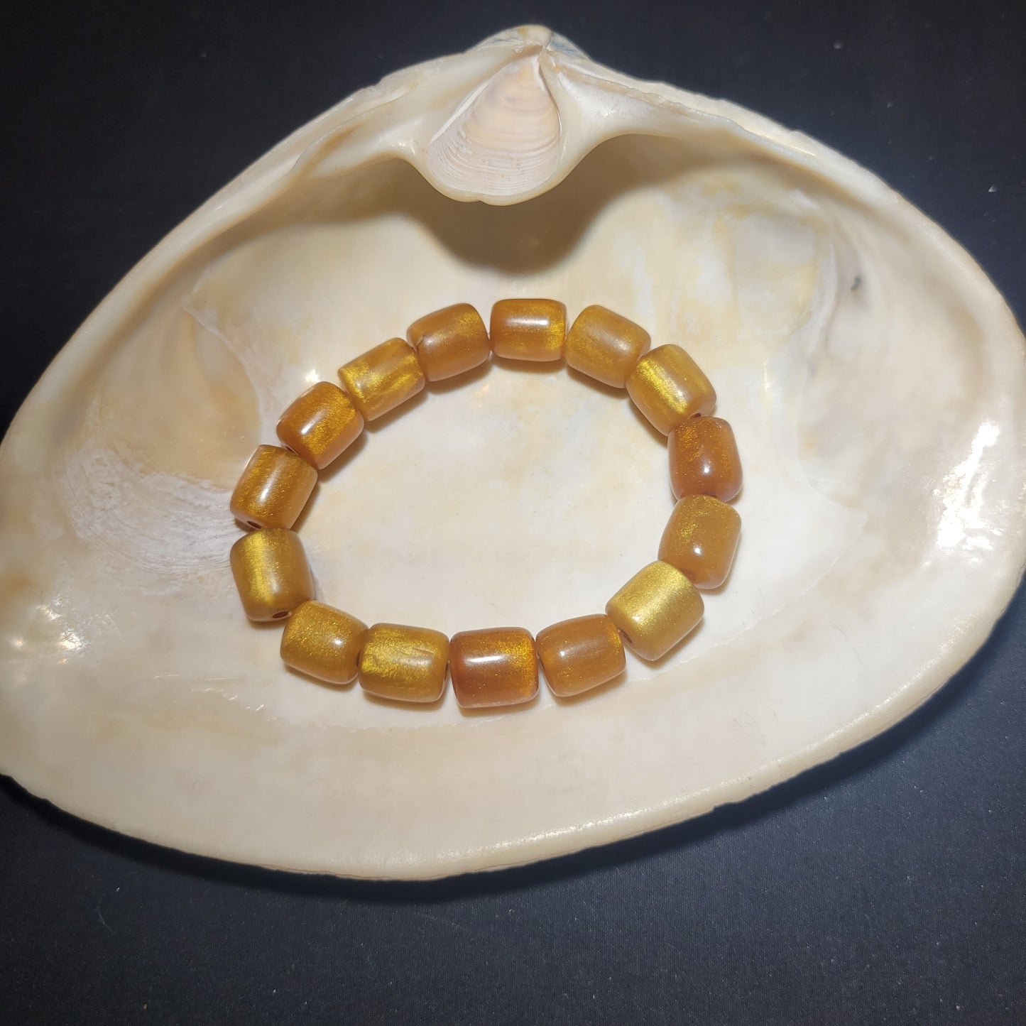 Yellow Beaded Bracelet