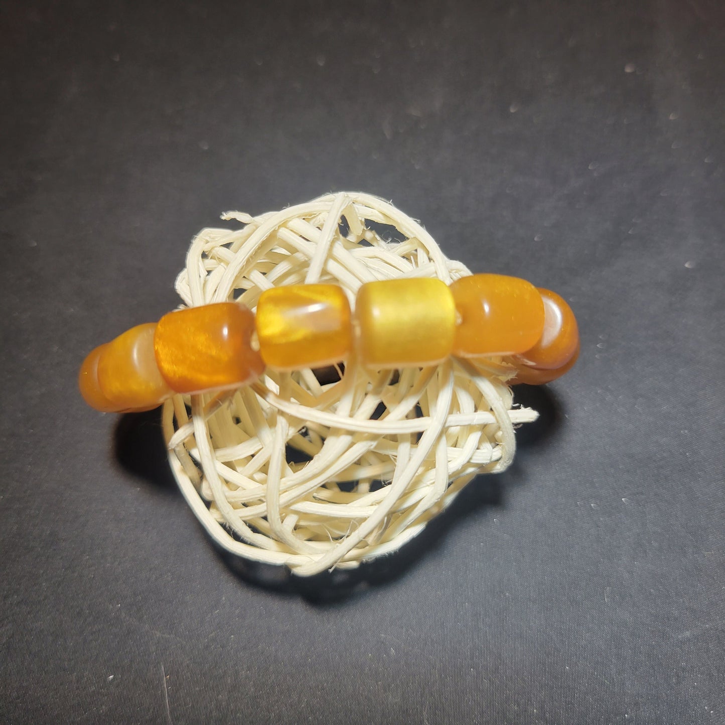 Yellow Beaded Bracelet