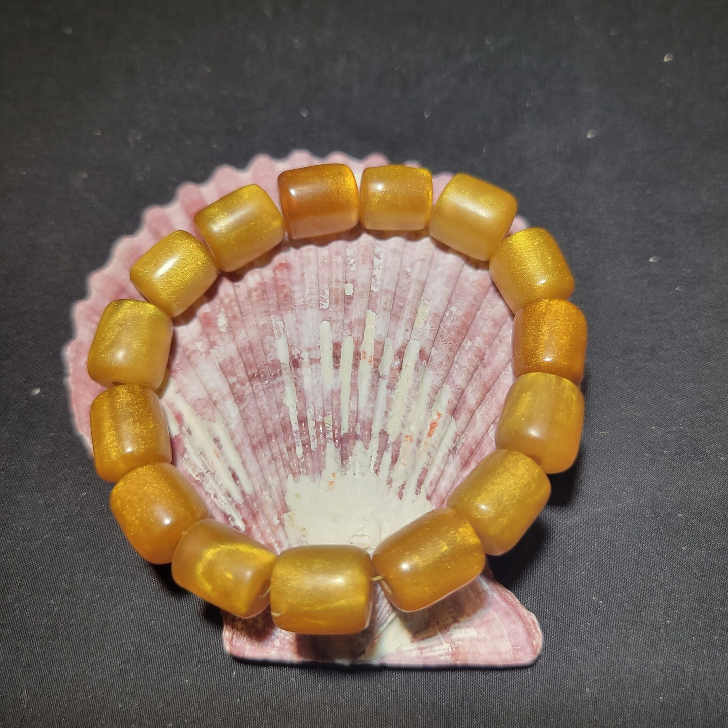 Yellow Beaded Bracelet