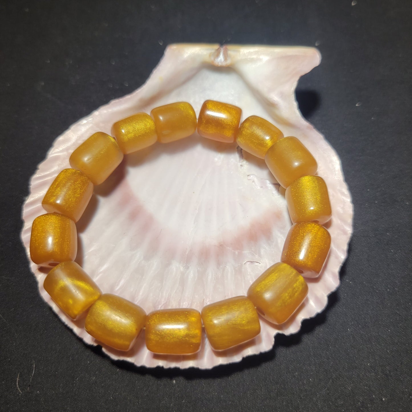 Yellow Beaded Bracelet