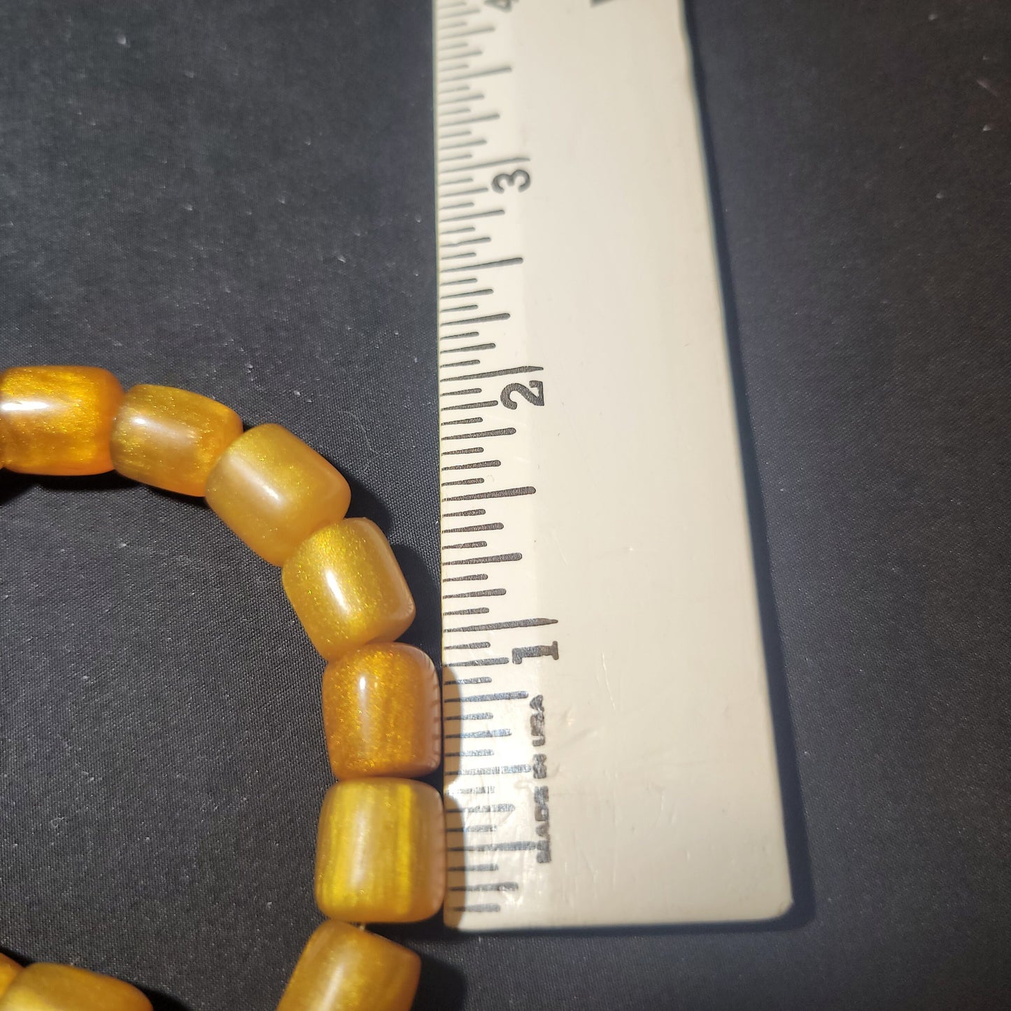 Yellow Beaded Bracelet