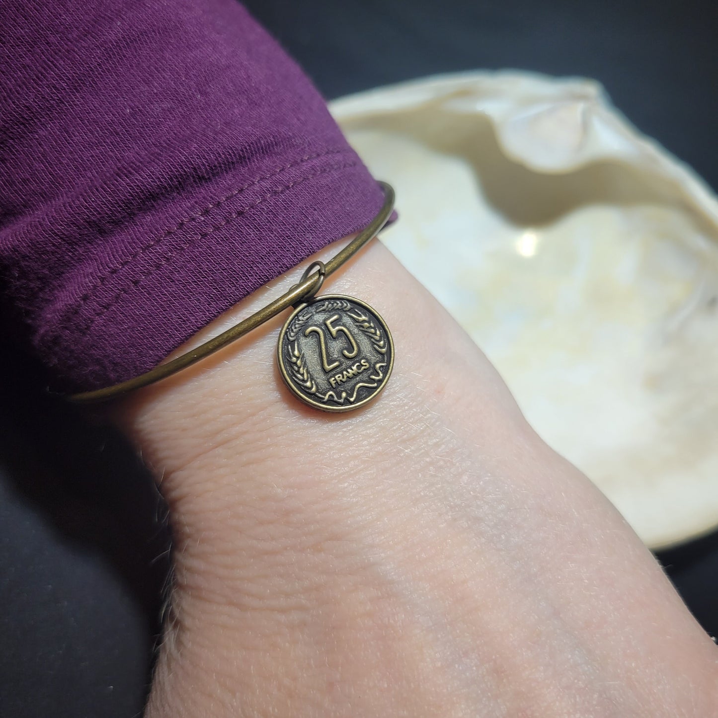 25 Francs Charm Bracelet