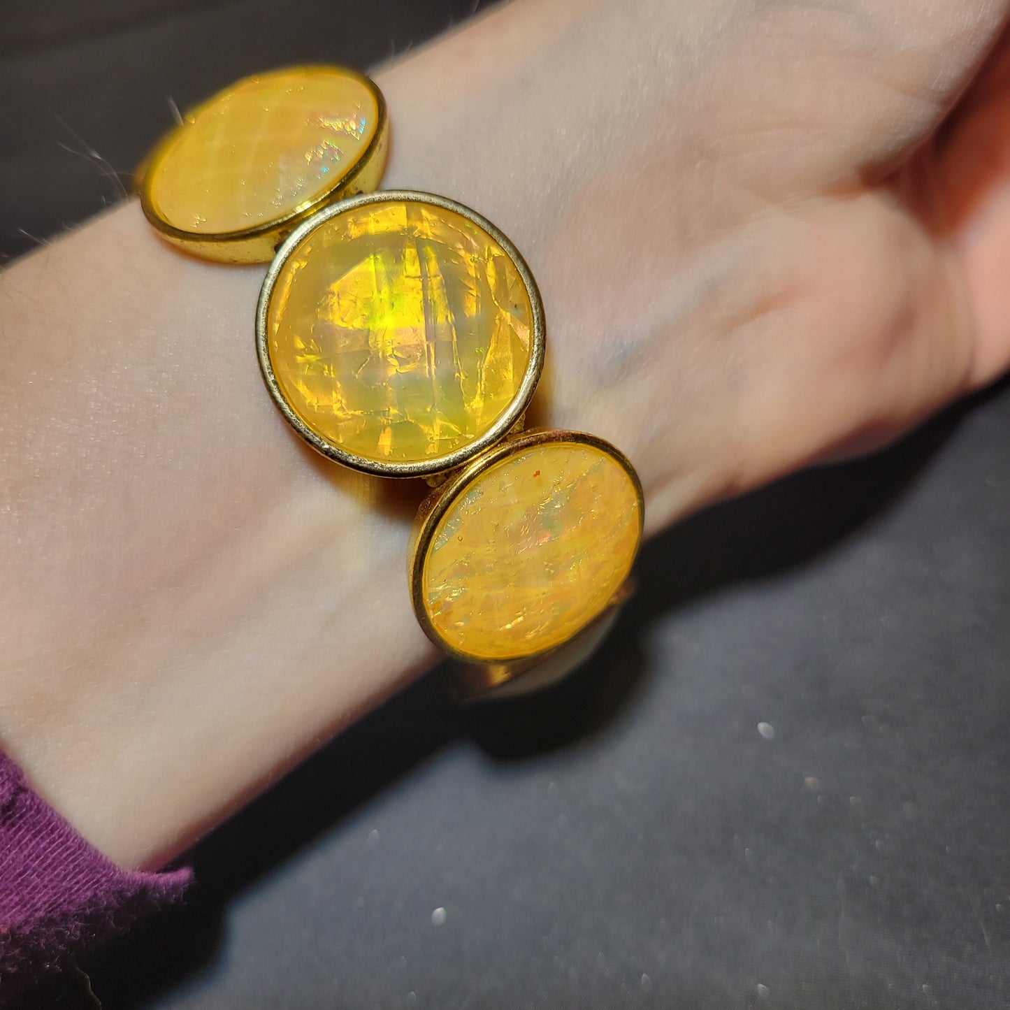 Iridescent Beaded Bracelet