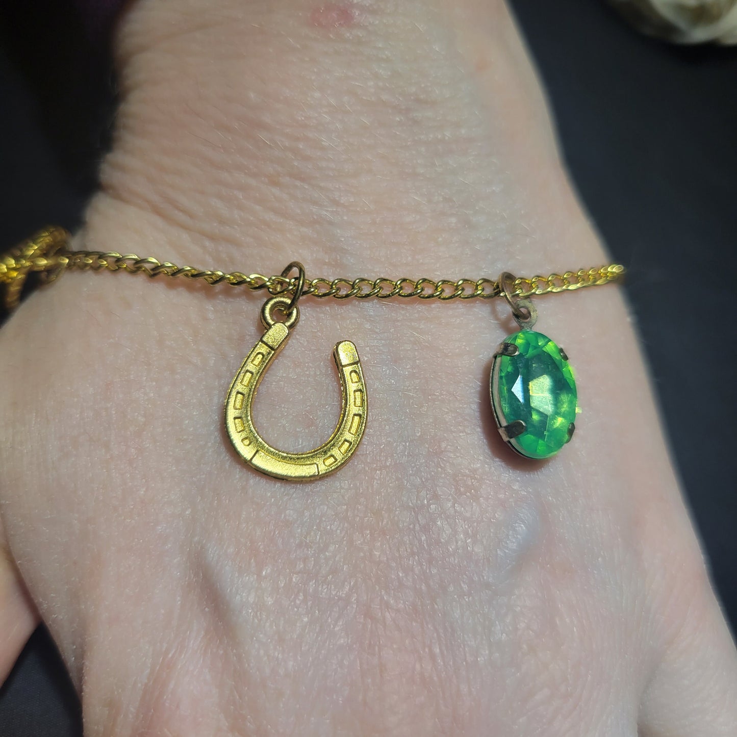 Horseshoe Charm Bracelet