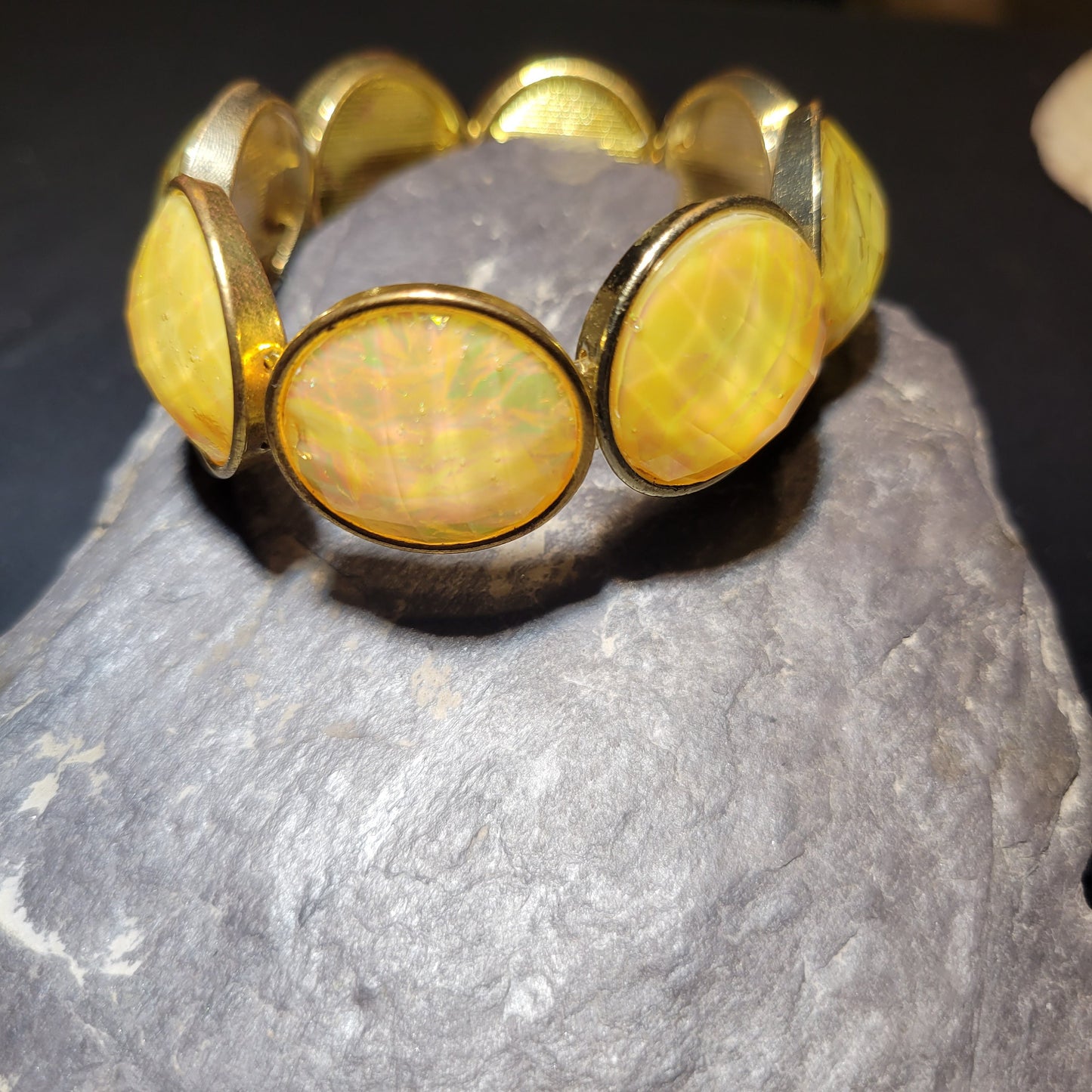 Iridescent Beaded Bracelet