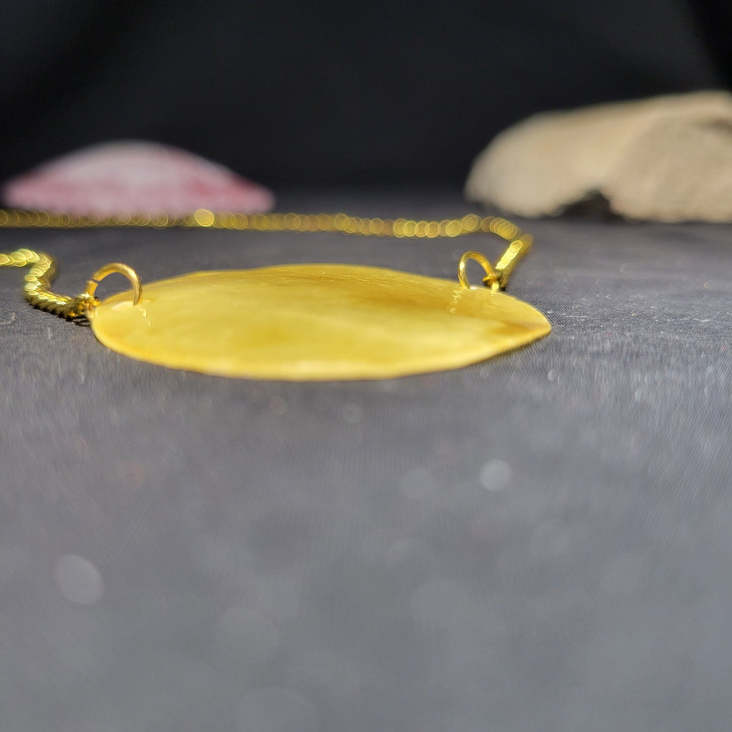 Yellow Shell Necklace