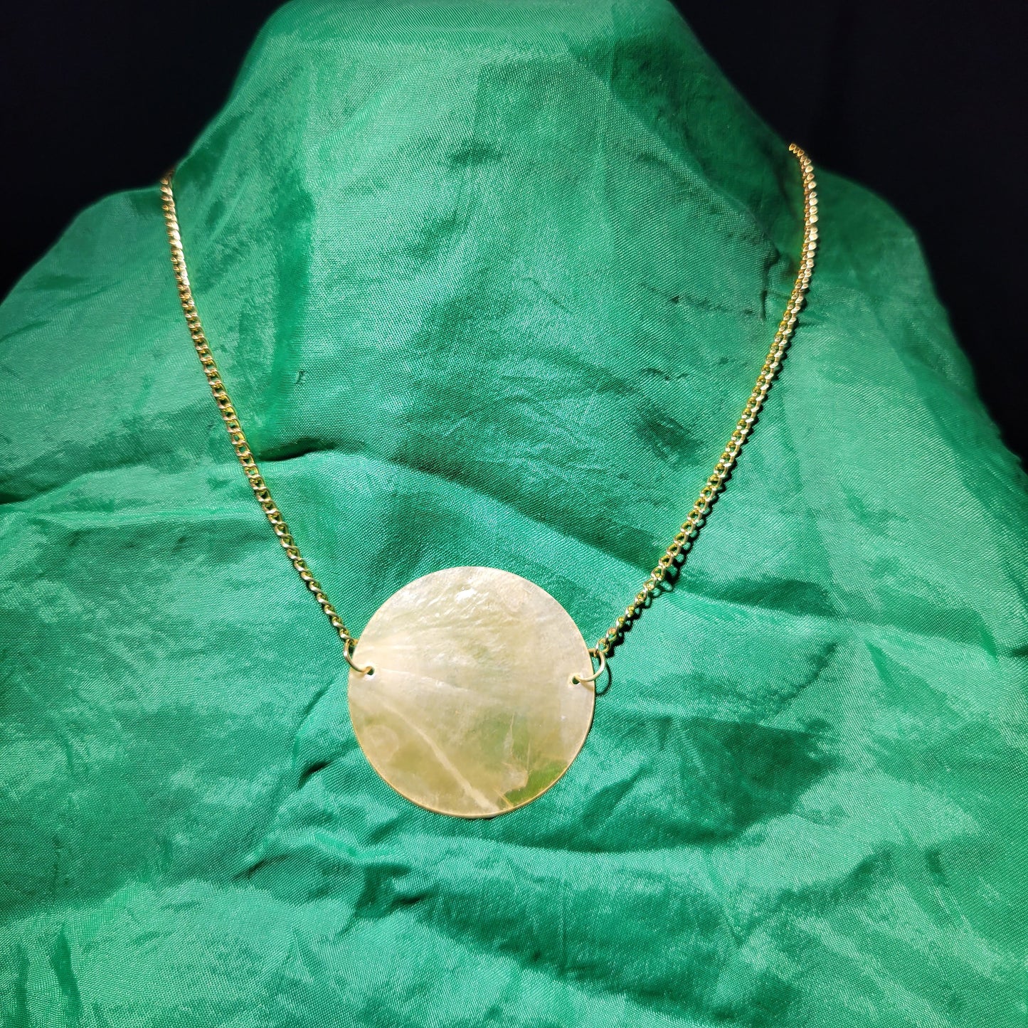 Yellow Shell Necklace