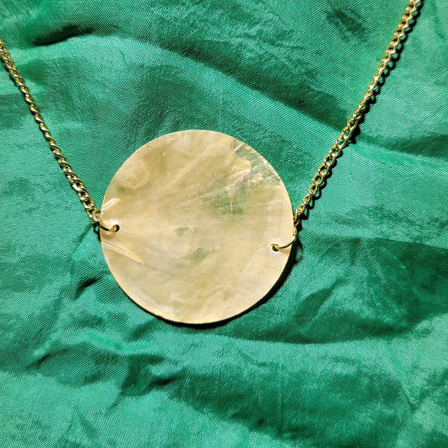 Yellow Shell Necklace