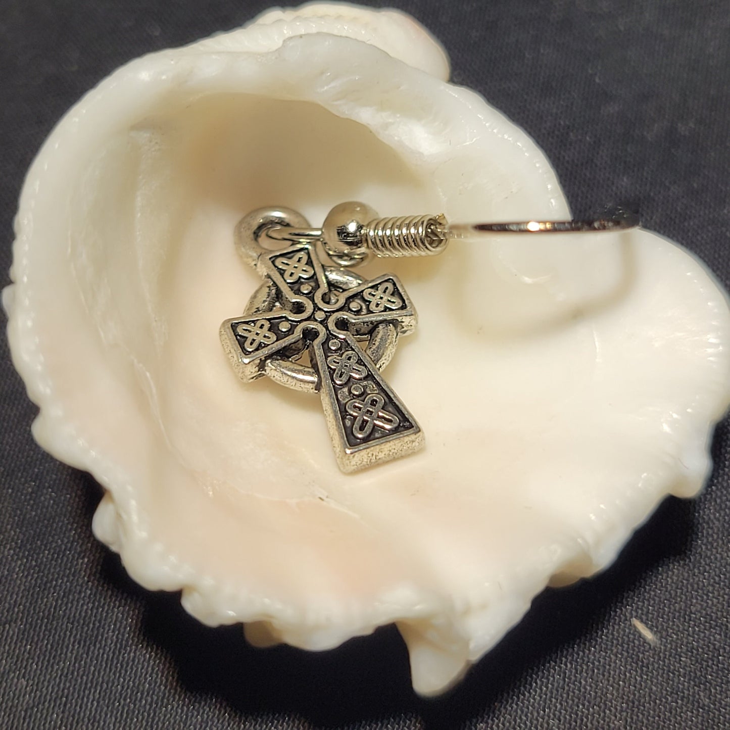 Mini Celtic Cross Earrings